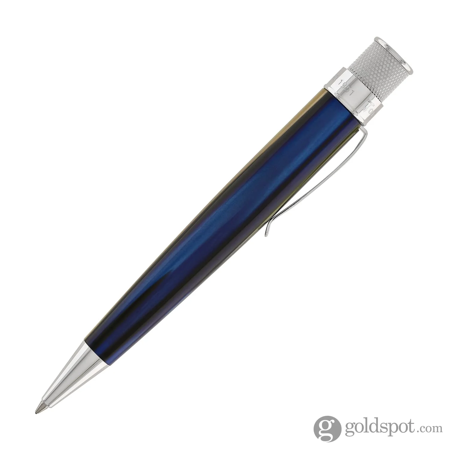 Retro 51 Vault Tornado BigShot Acrylic Rollerball Pen in Blue Curacao - Image 5