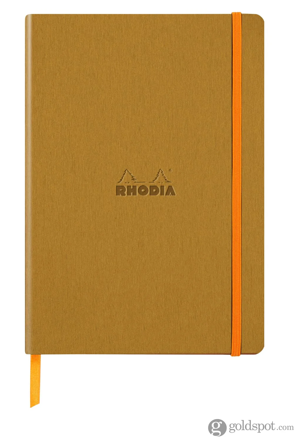 Rhodia 5.5 in x 8.25 Rhodiarama Softcover Notebook in Gold - Image 2