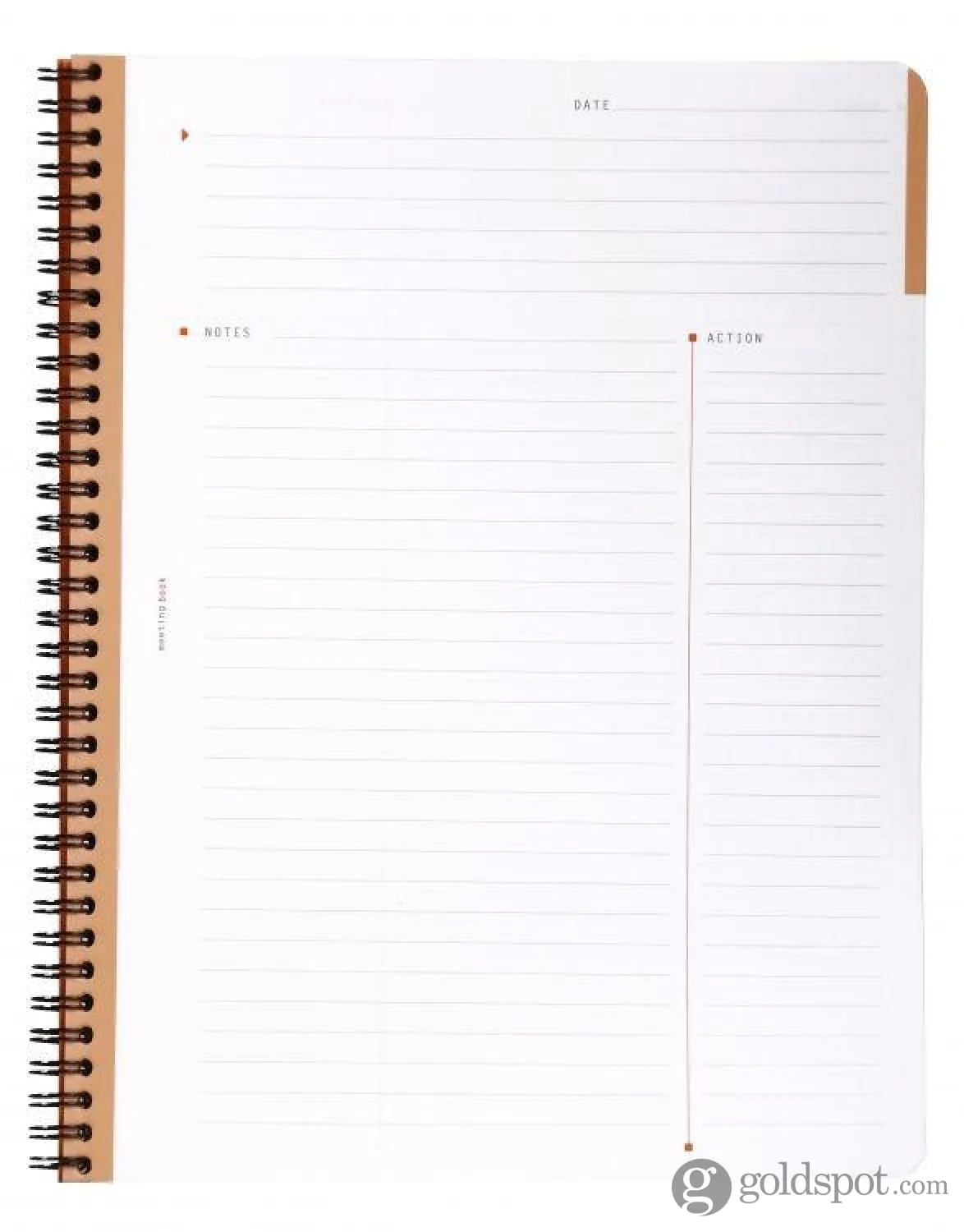 Rhodia Wiredbound Lined Meeting Book Notebook in Black - 9 x 11.75 - Image 4