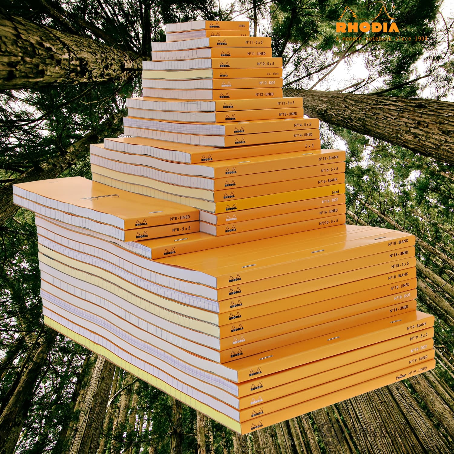 Rhodia No. 11 Staplebound 3 x 4 Notepad in Orange - Image 6