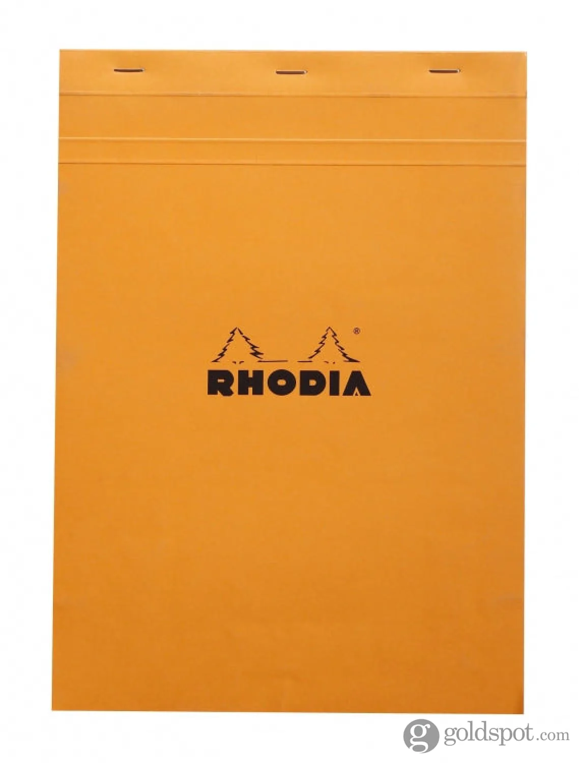 Rhodia No. 18 Staplebound 8.25 x 11.75 Notepad in Orange - Image 2