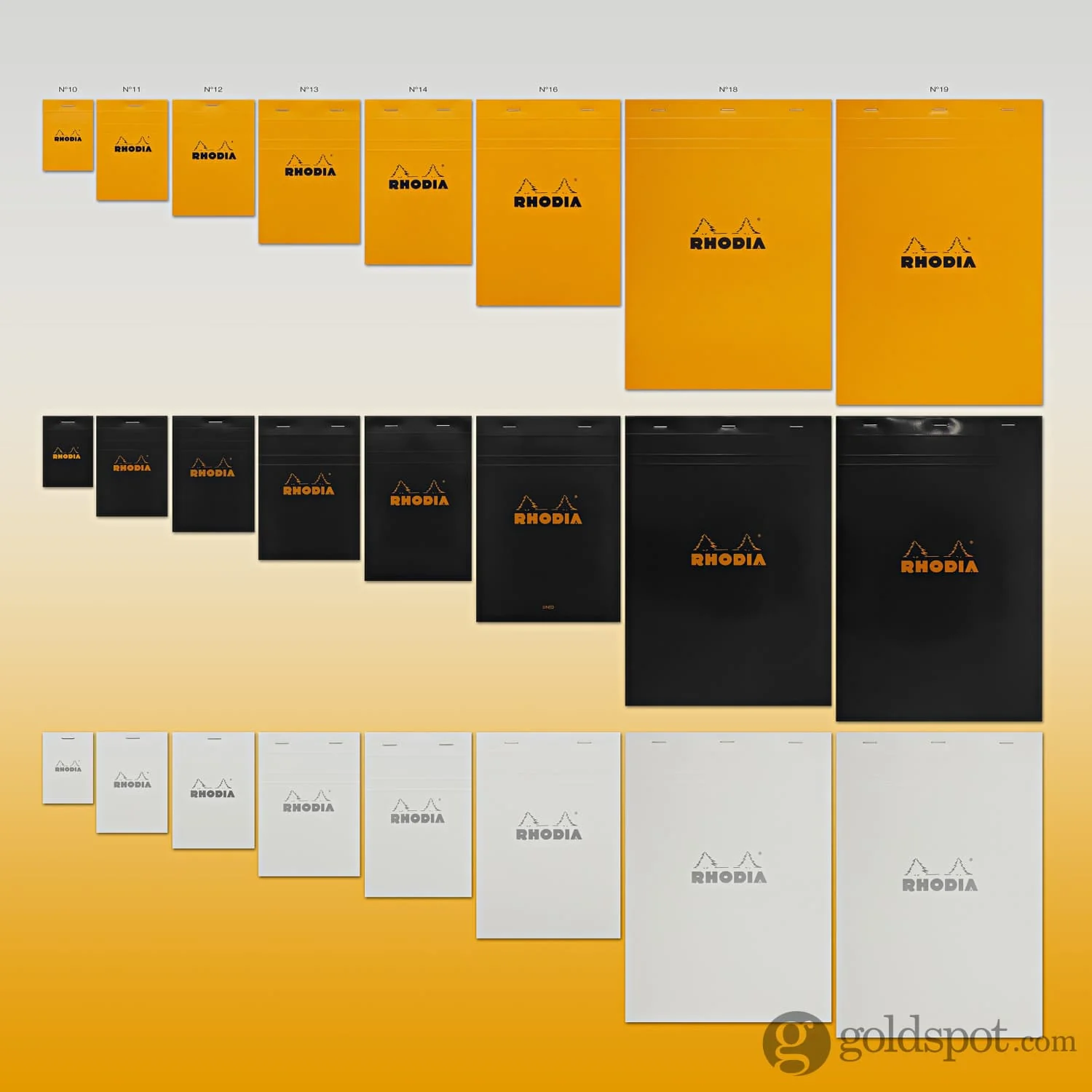 Rhodia No. 8 Staplebound 3 x 8.25 Notepad in Black - Image 3