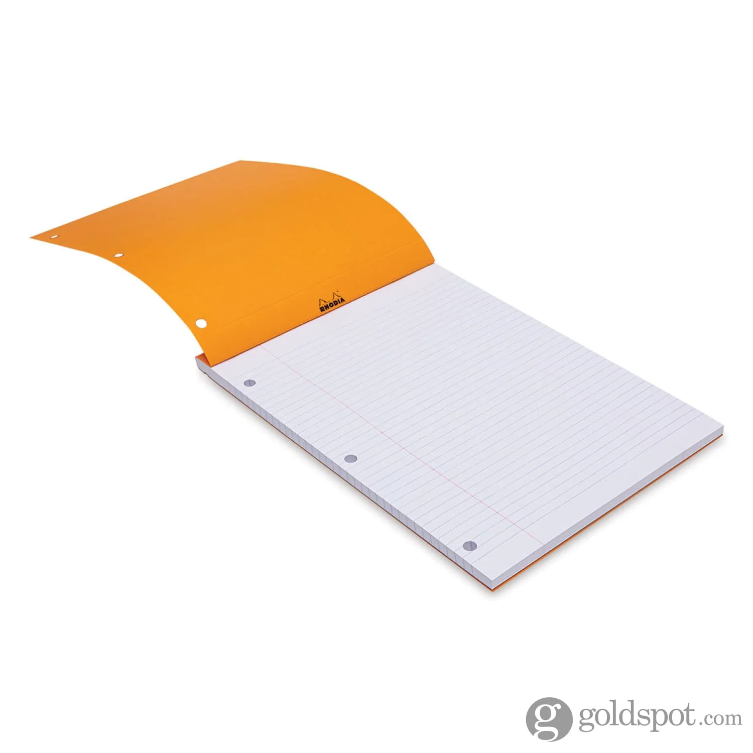 Rhodia No. 18 Lined Staplebound with 3 Hole Punch 8.25 x 11.75 in Orange - Image 7
