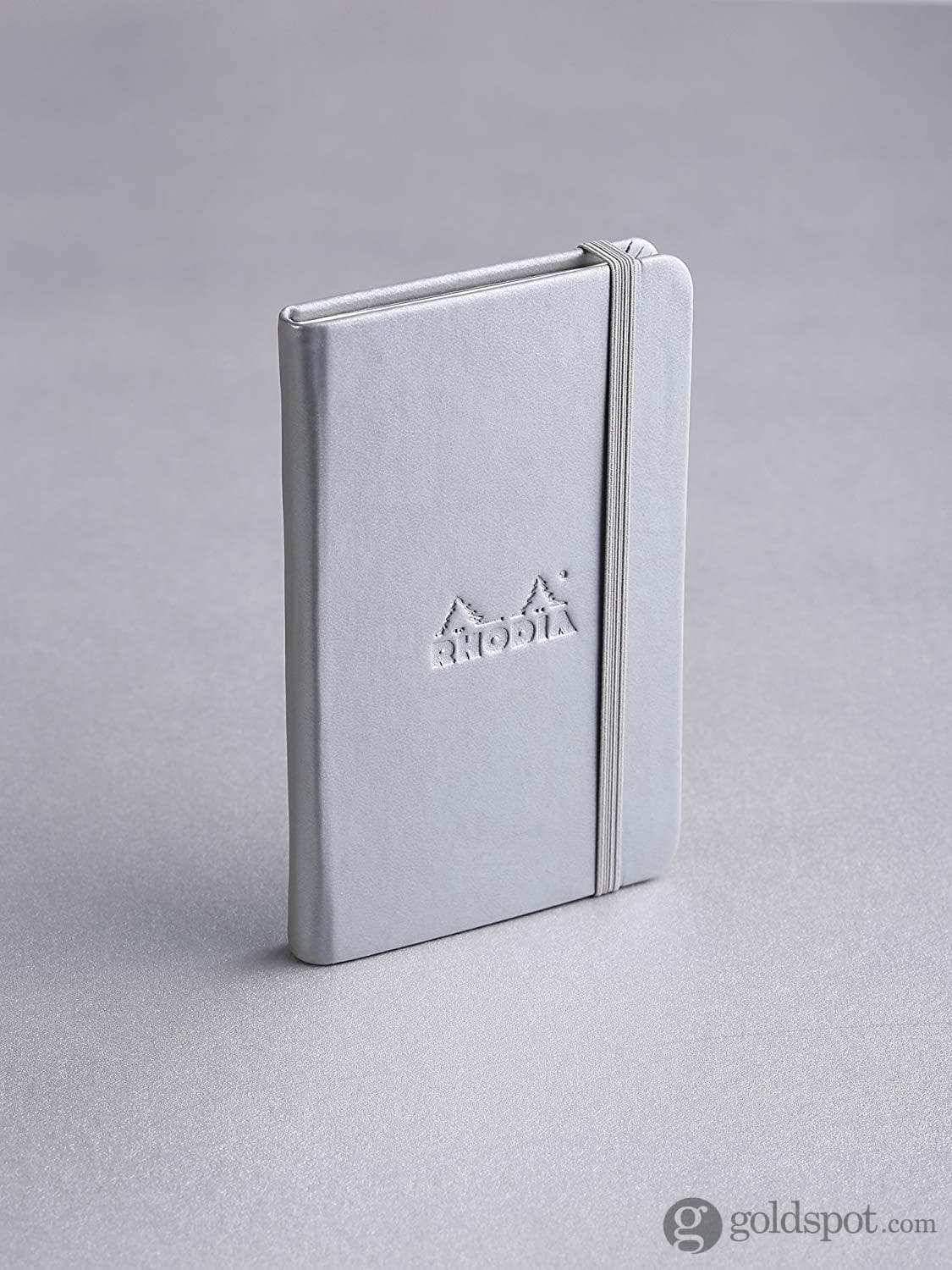 Rhodia Webnotebook Lined Paper in Silver - 3.5 x 5.5 - Image 2
