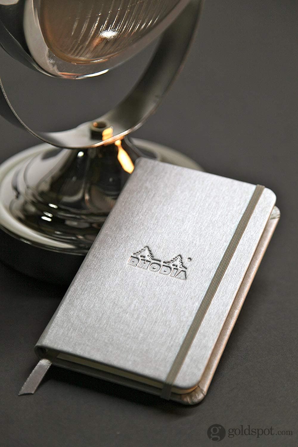 Rhodia Webnotebook Lined Paper in Silver - 3.5 x 5.5 - Image 4