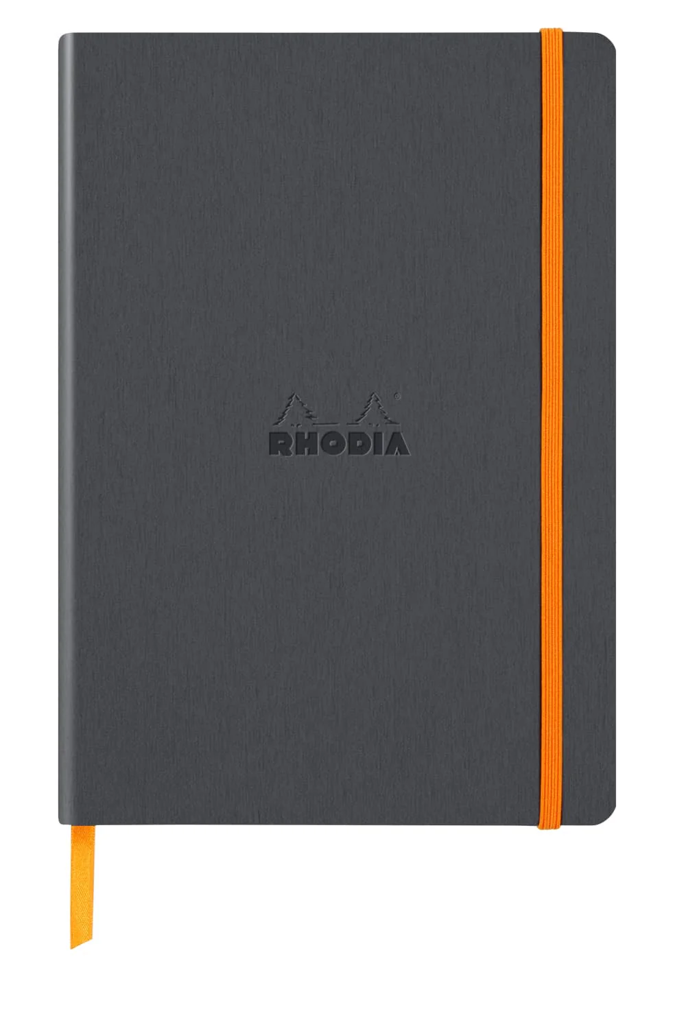 Rhodia Rhodiarama Dotted Webnotebook in Titane - 5.5 in x 8.25