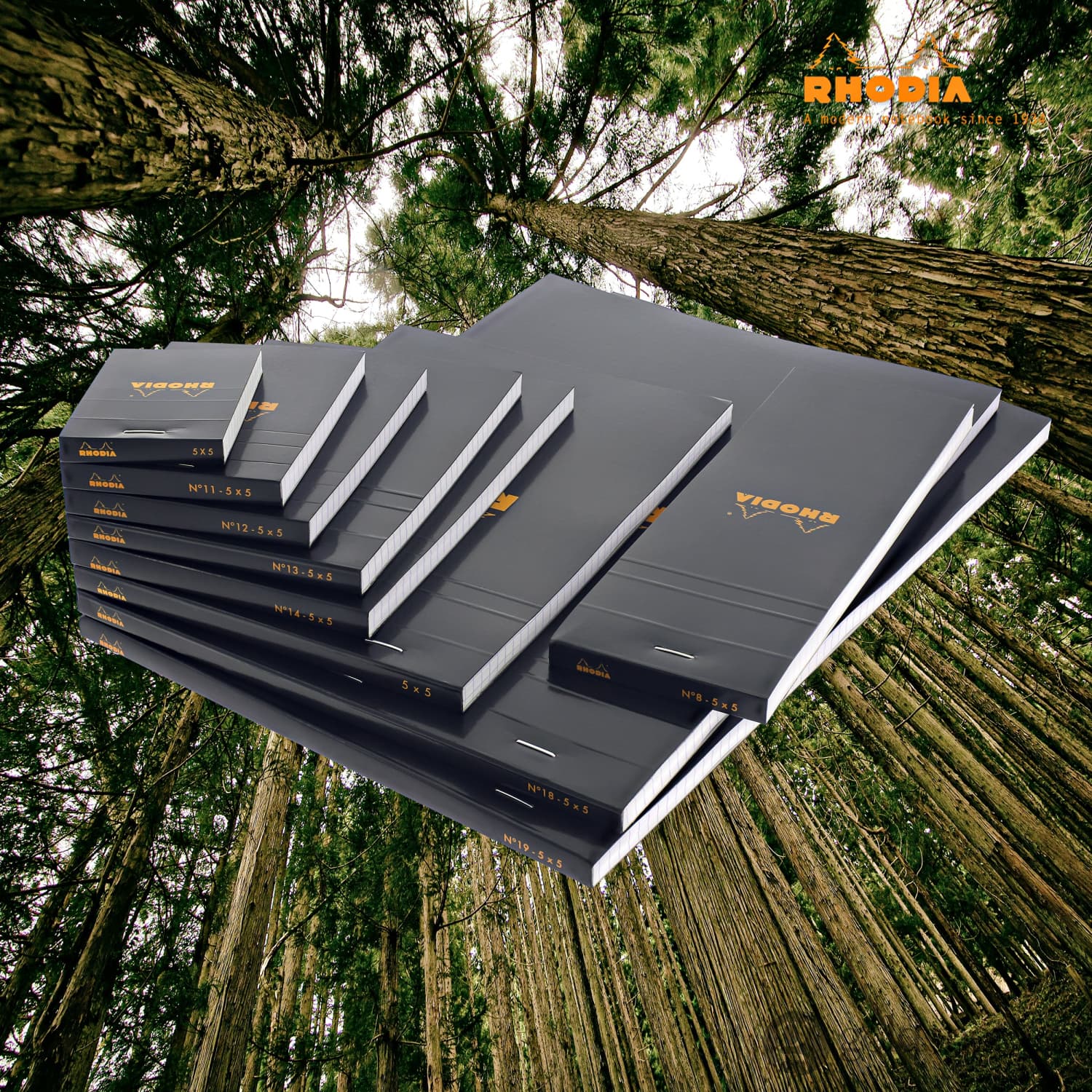 Rhodia Staplebound R Premium Notepad in Black - 6 x 8.25 - Image 6