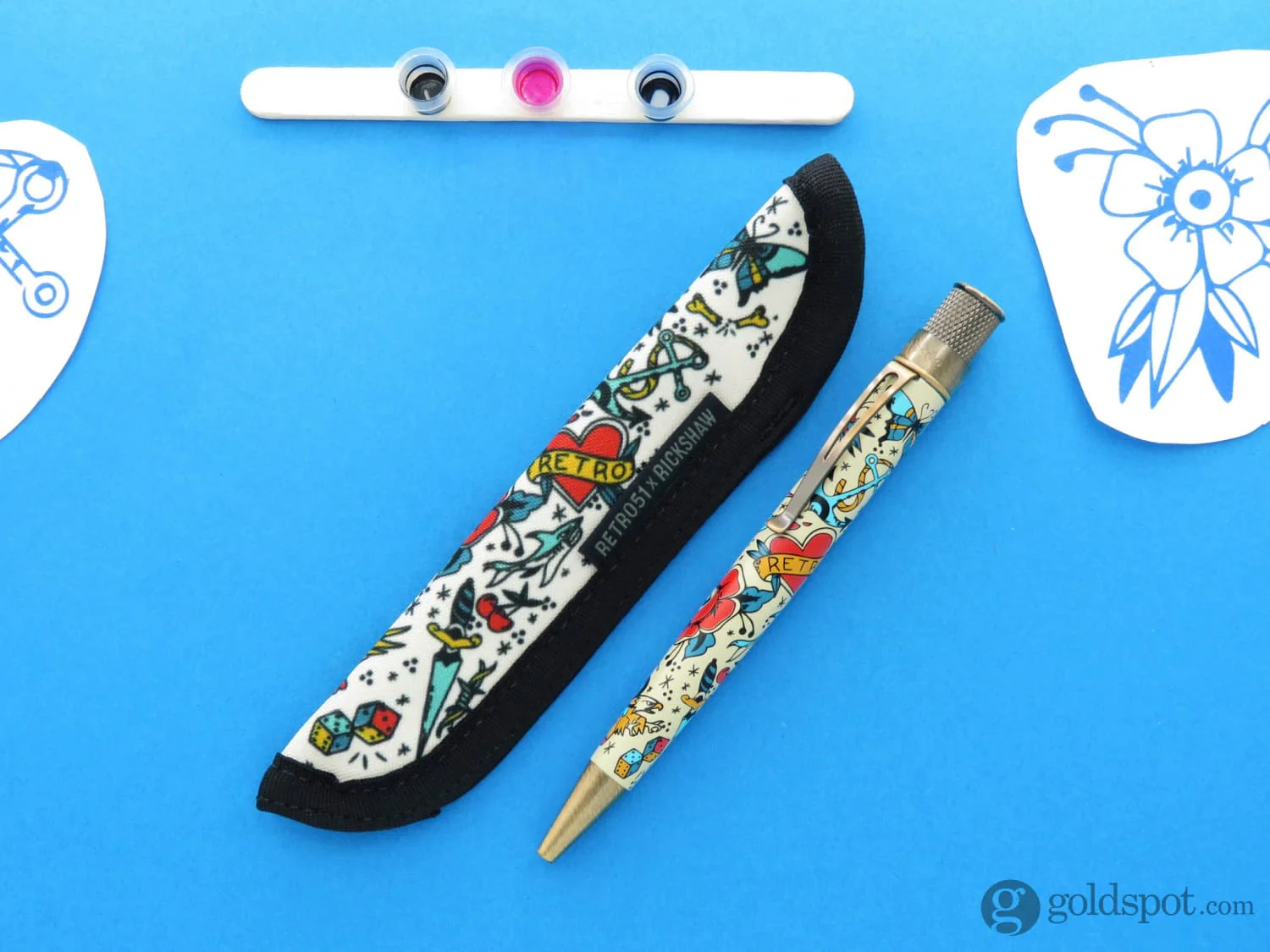 Rickshaw Bagworks Solo Pen Sleeve in Retro 51 Retro Ink - Image 4