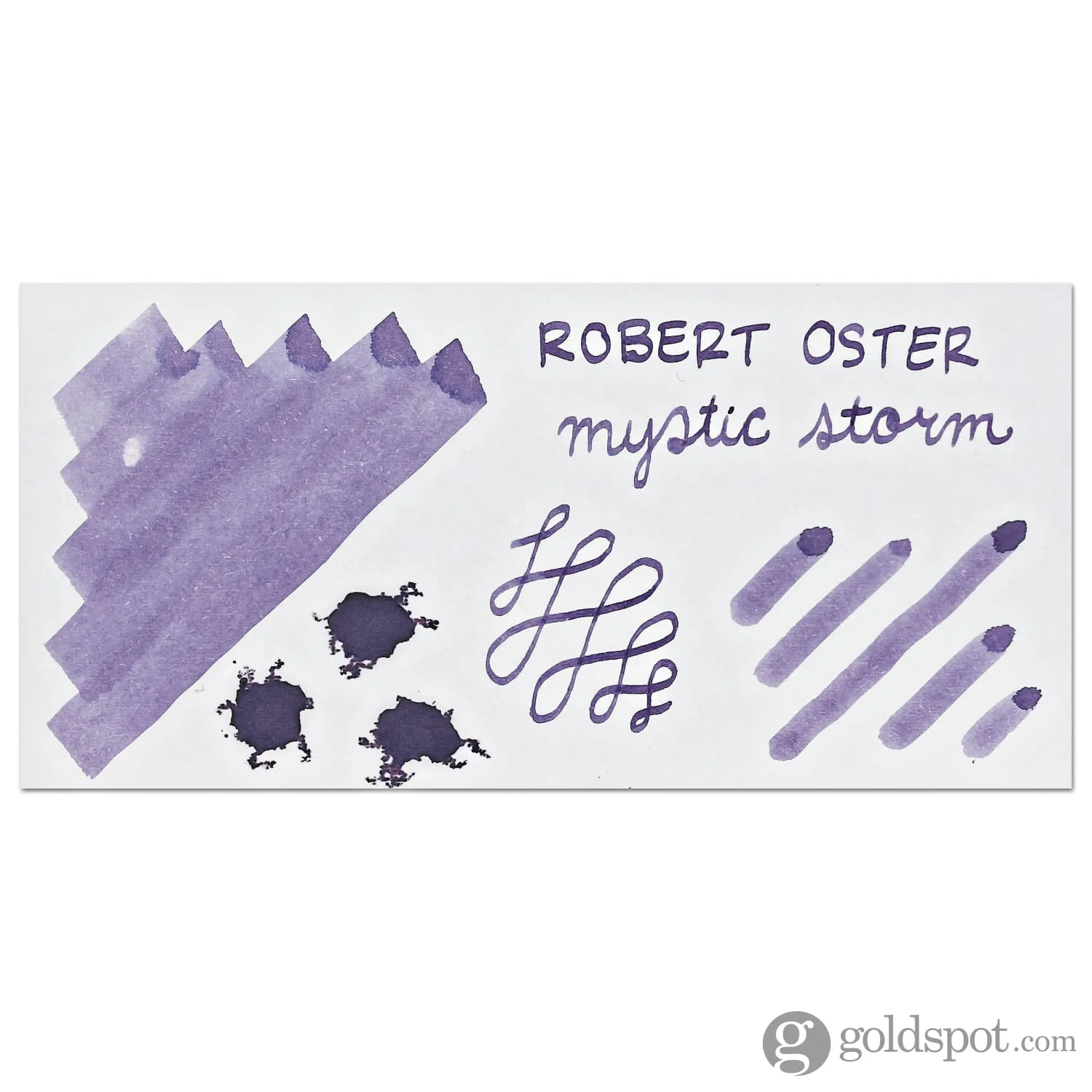 Robert Oster Bottled Ink in Mystic Storm - 50mL - Image 2