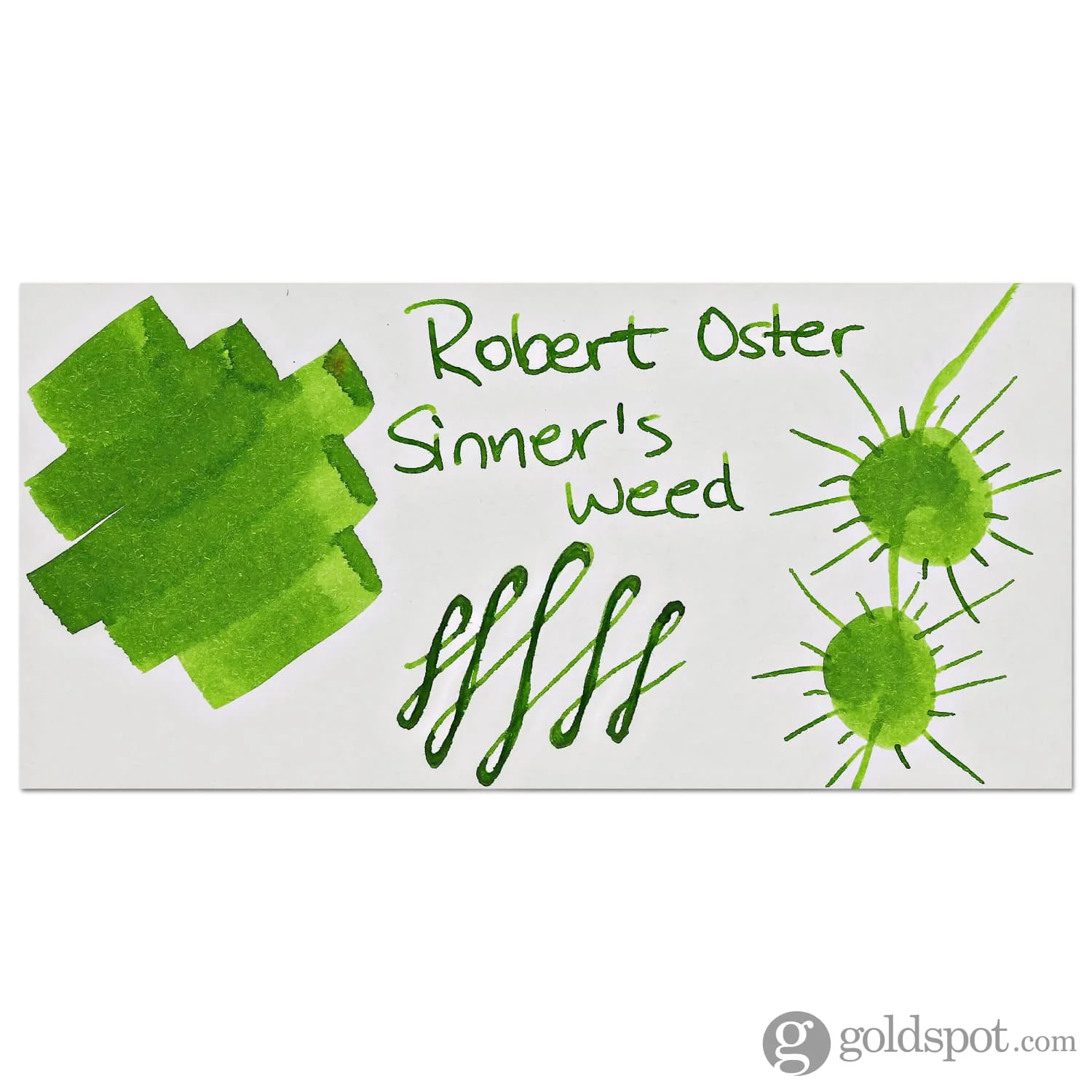 Robert Oster Bottled Ink in Sinner's Weed - 50 mL - Image 2
