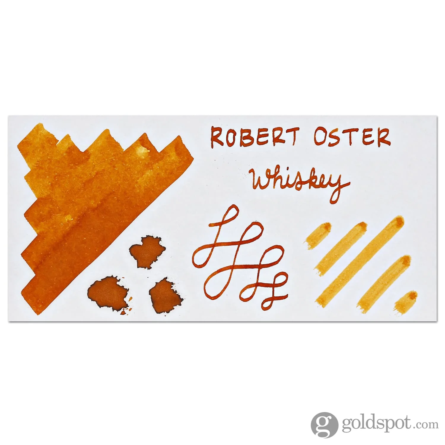 Robert Oster Bottled Ink in Whiskey - 50mL - Image 2