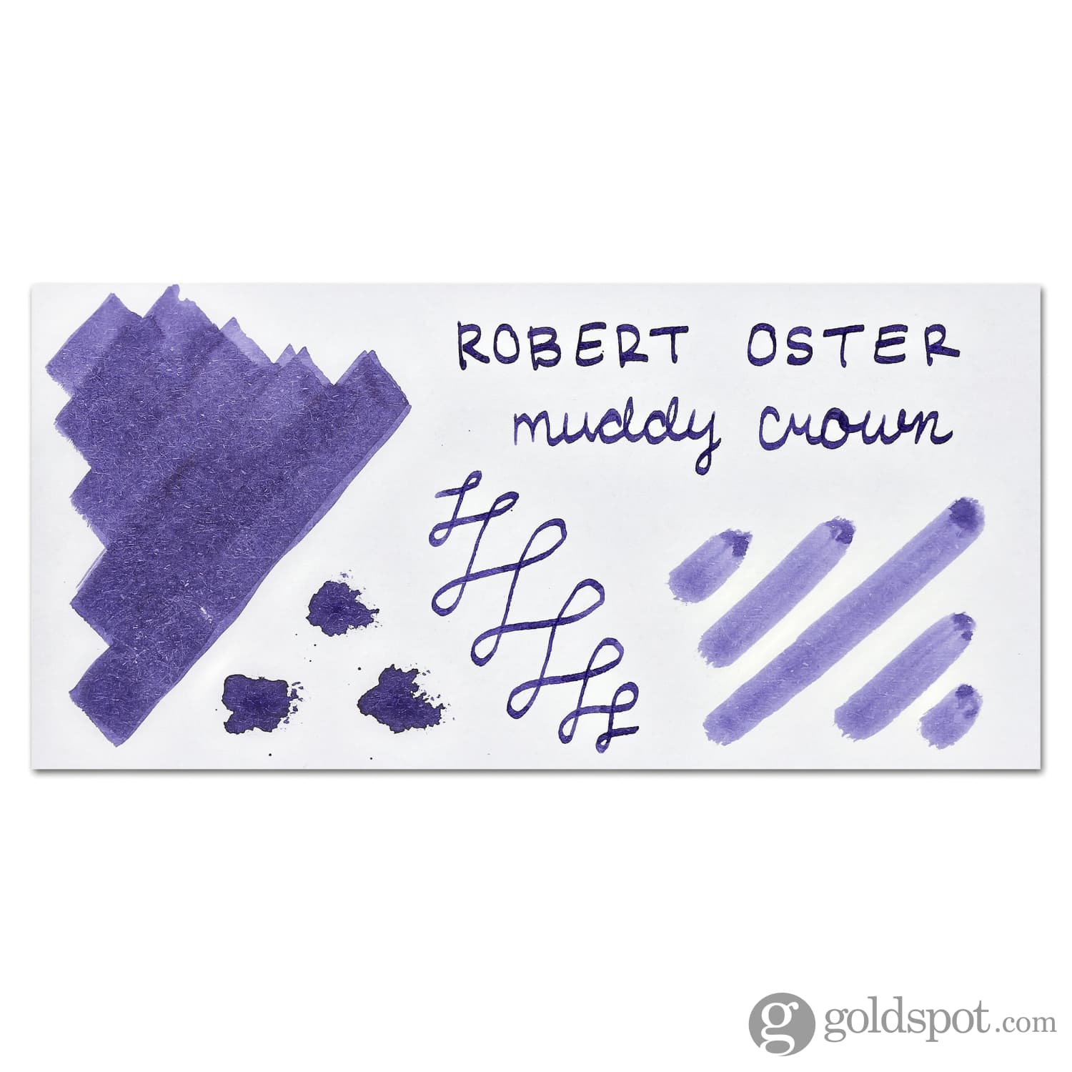 Robert Oster MudPack Bottled Ink in Muddy Crown - 50 mL - Image 2