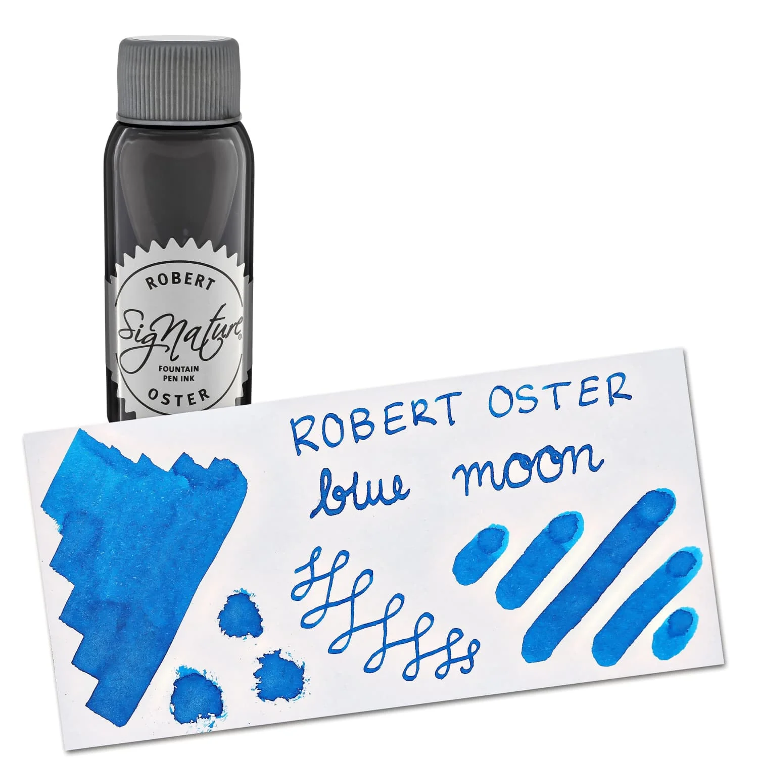Robert Oster Shake βNβ Shimmy Bottled Ink in Blue Moon - 50 mL