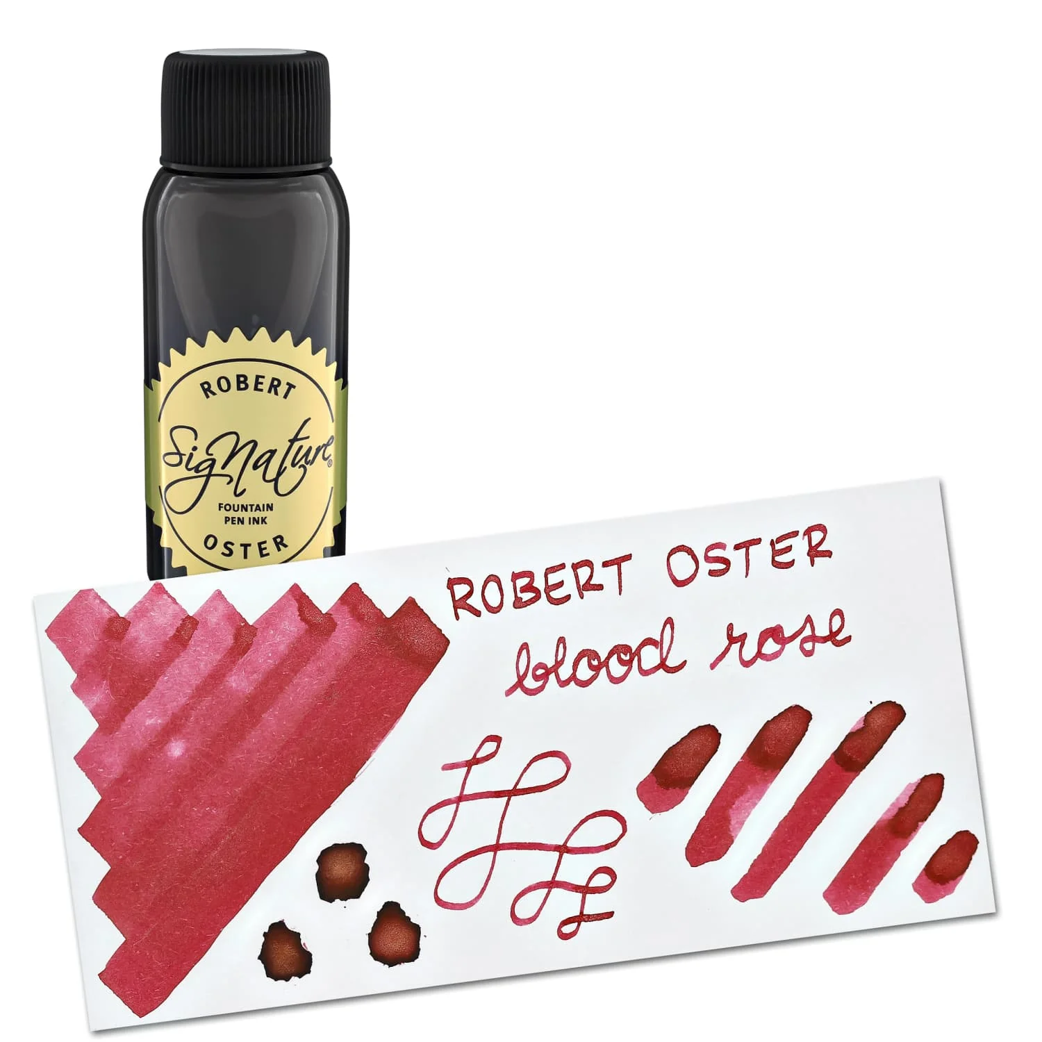 Robert Oster Shake 'N' Shimmy Bottled Ink in Blood Rose - 50mL