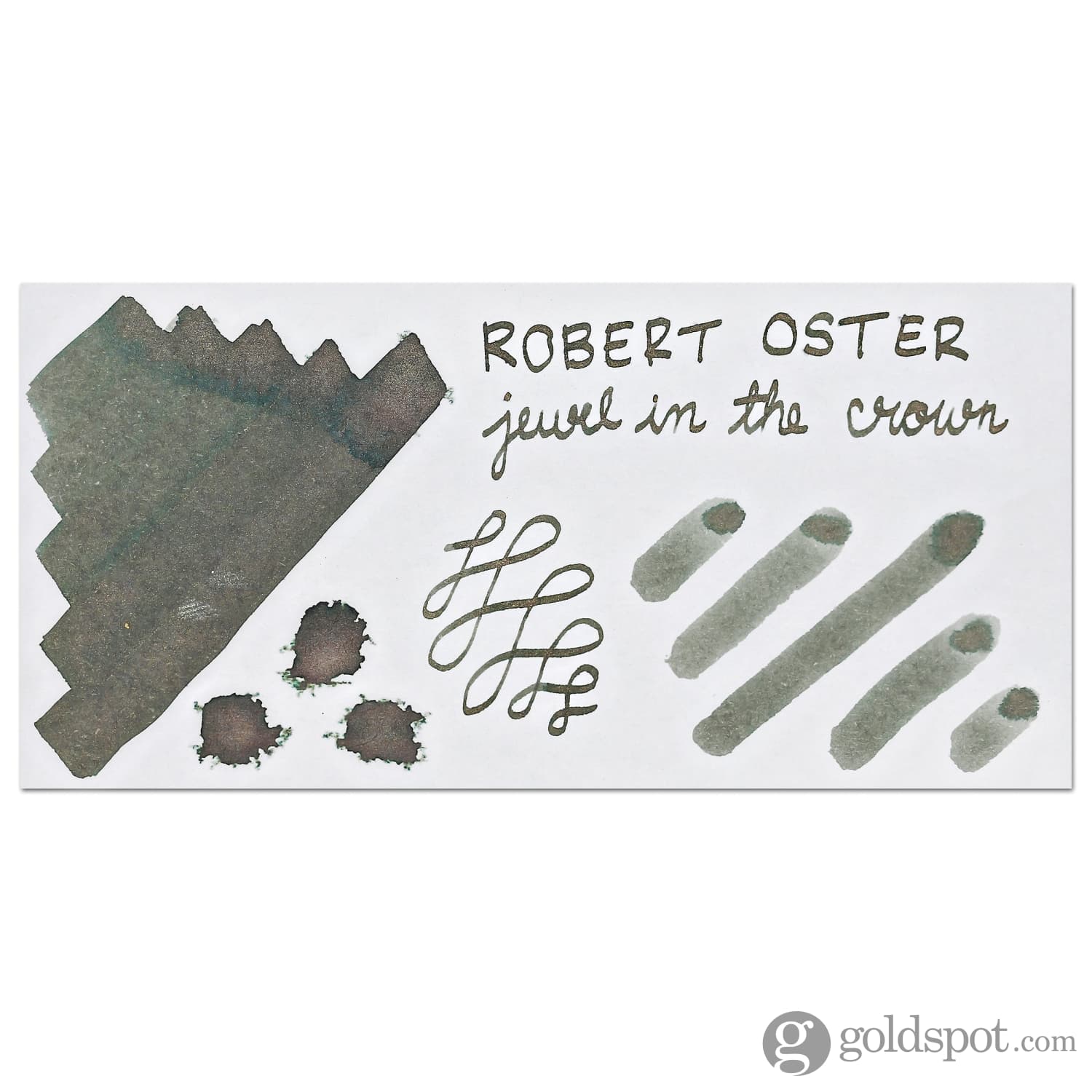 Robert Oster Shake 'N' Shimmy Bottled Ink in Jewel in the Crown - 50mL - Image 2