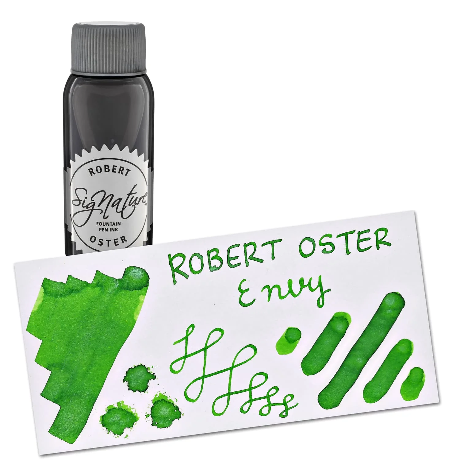 Robert Oster Shake ‘N’ Shimmy Bottled Ink in Envy Green - 50 mL