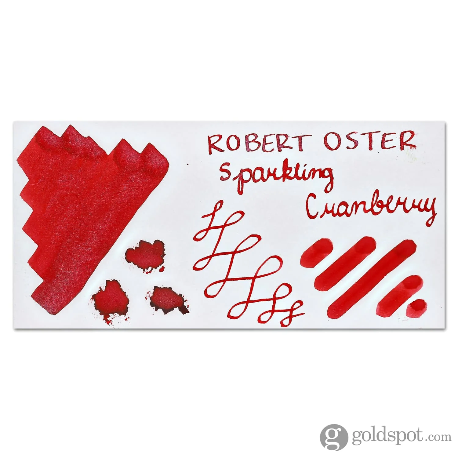 Robert Oster Shake ‘N’ Shimmy Bottled Ink in Sparkling Cranberry - 50 mL - Image 2