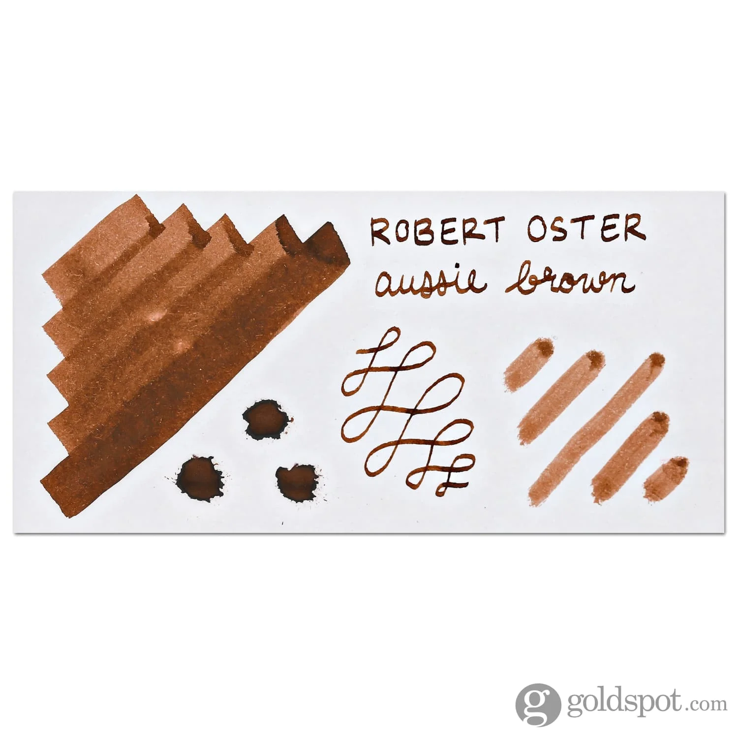 Robert Oster Bottled Ink in Aussie Brown - 50 mL - Image 2