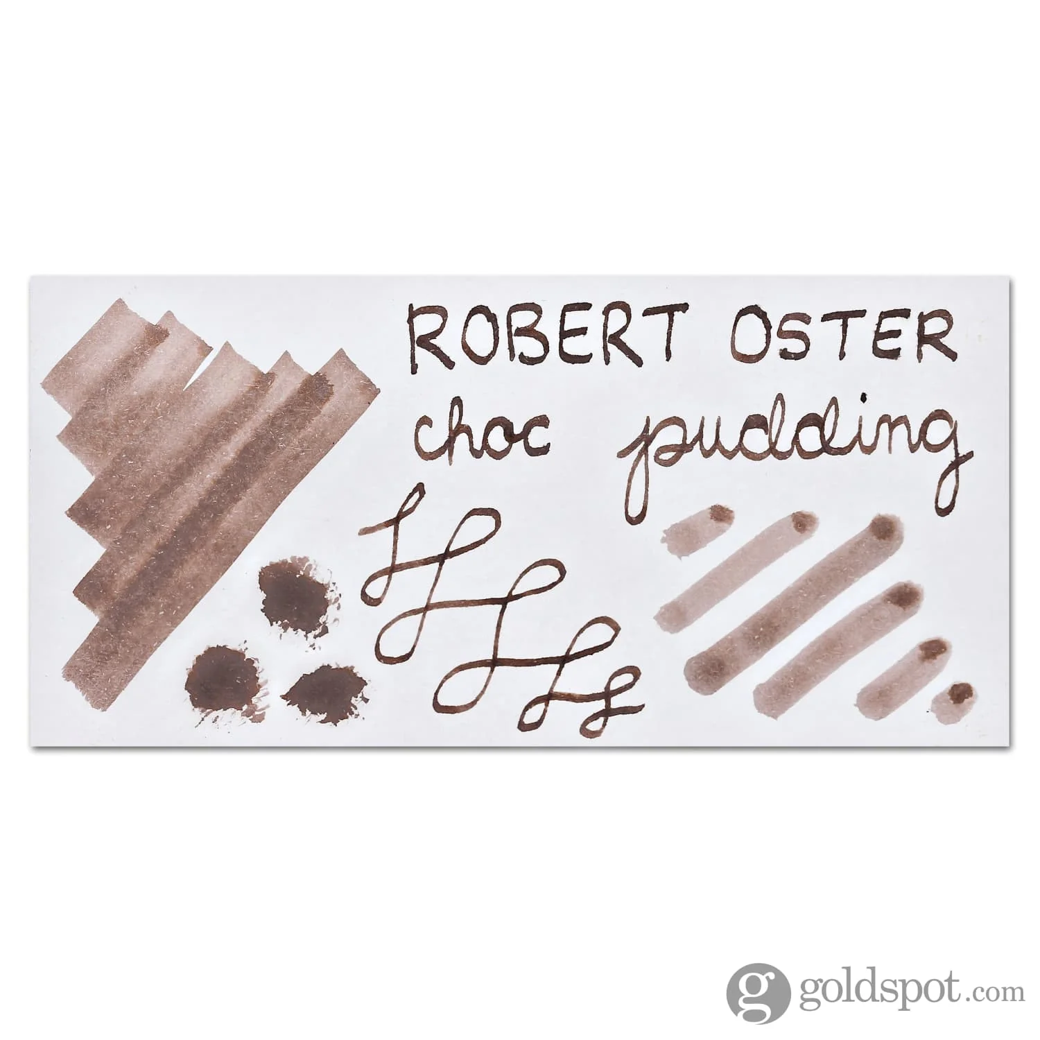 Robert Oster Signature Bottled Ink in Chocolate Pudding - 50 mL - Image 2