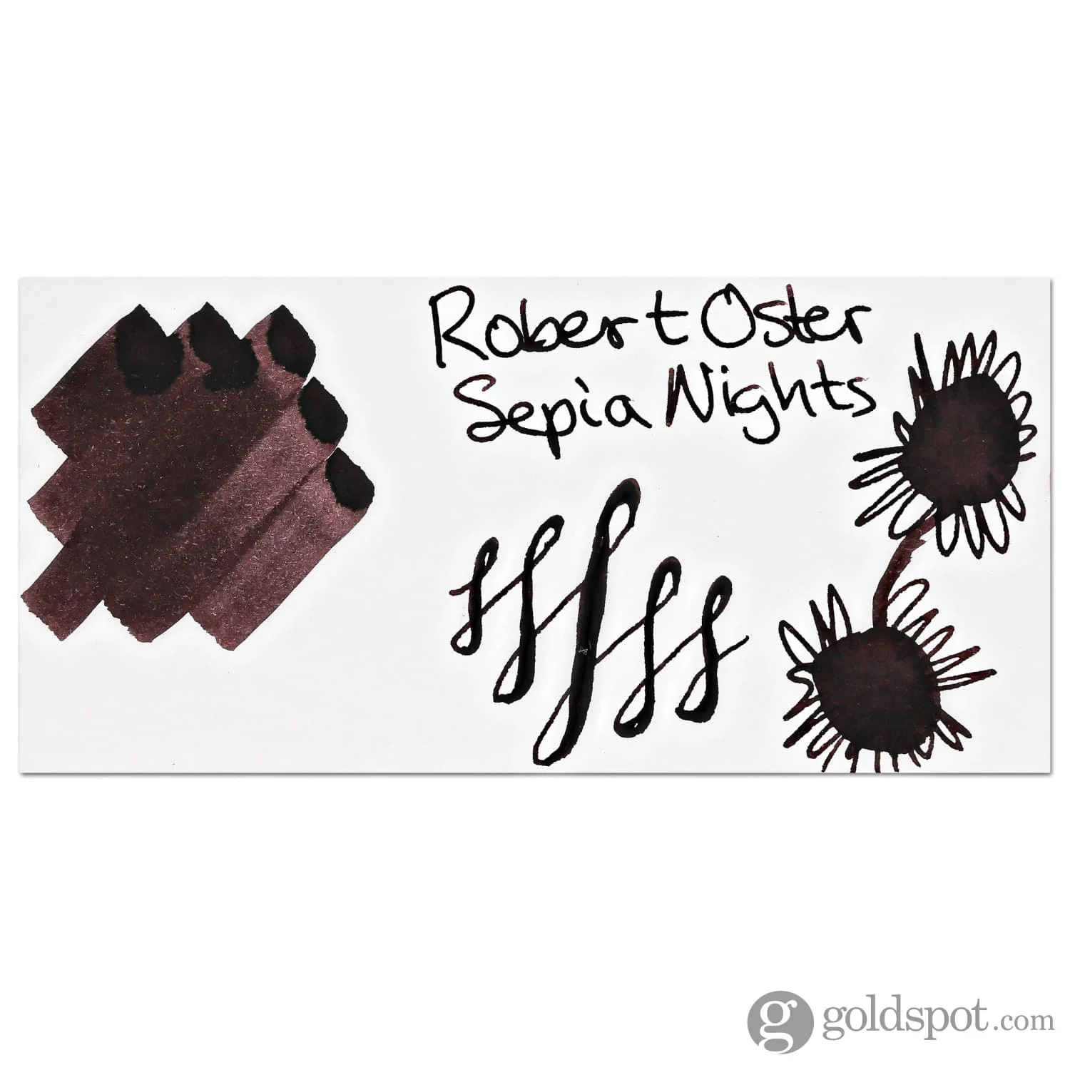 Robert Oster Signature Bottled Ink in Sepia Nights - 50 mL - Image 2
