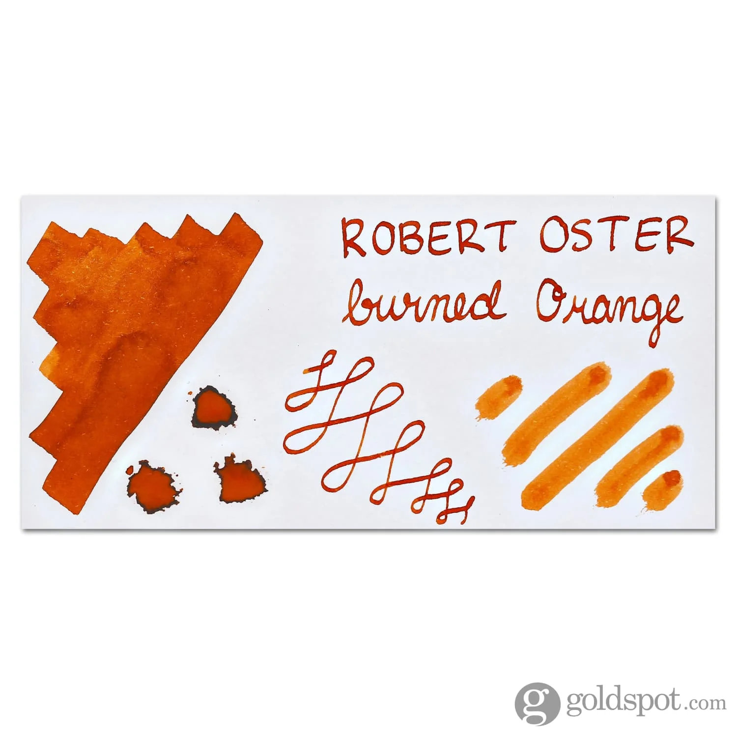 Robert Oster Bottled Ink in Burned Orange - 50 mL - Image 2