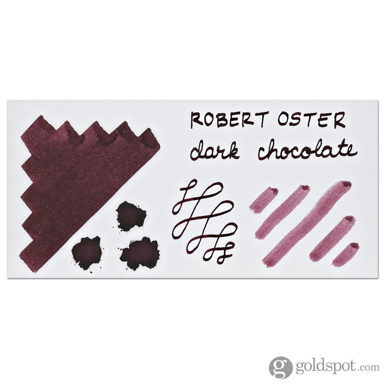 Robert Oster Bottled Ink in Dark Chocolate Brown - 50 mL - Image 2