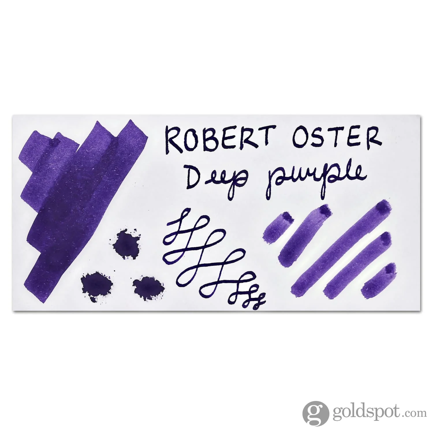 Robert Oster Bottled Ink in Deep Purple - 50 mL - Image 2