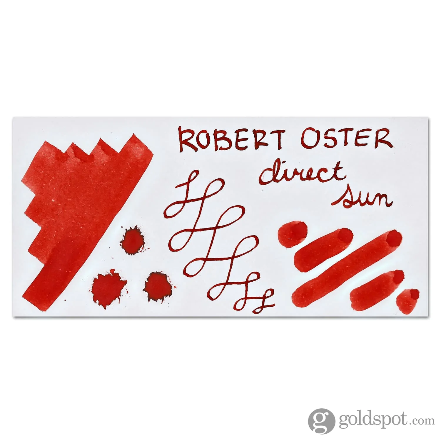 Robert Oster Bottled Ink in Direct Sun (Red Orange) - 50 mL - Image 2