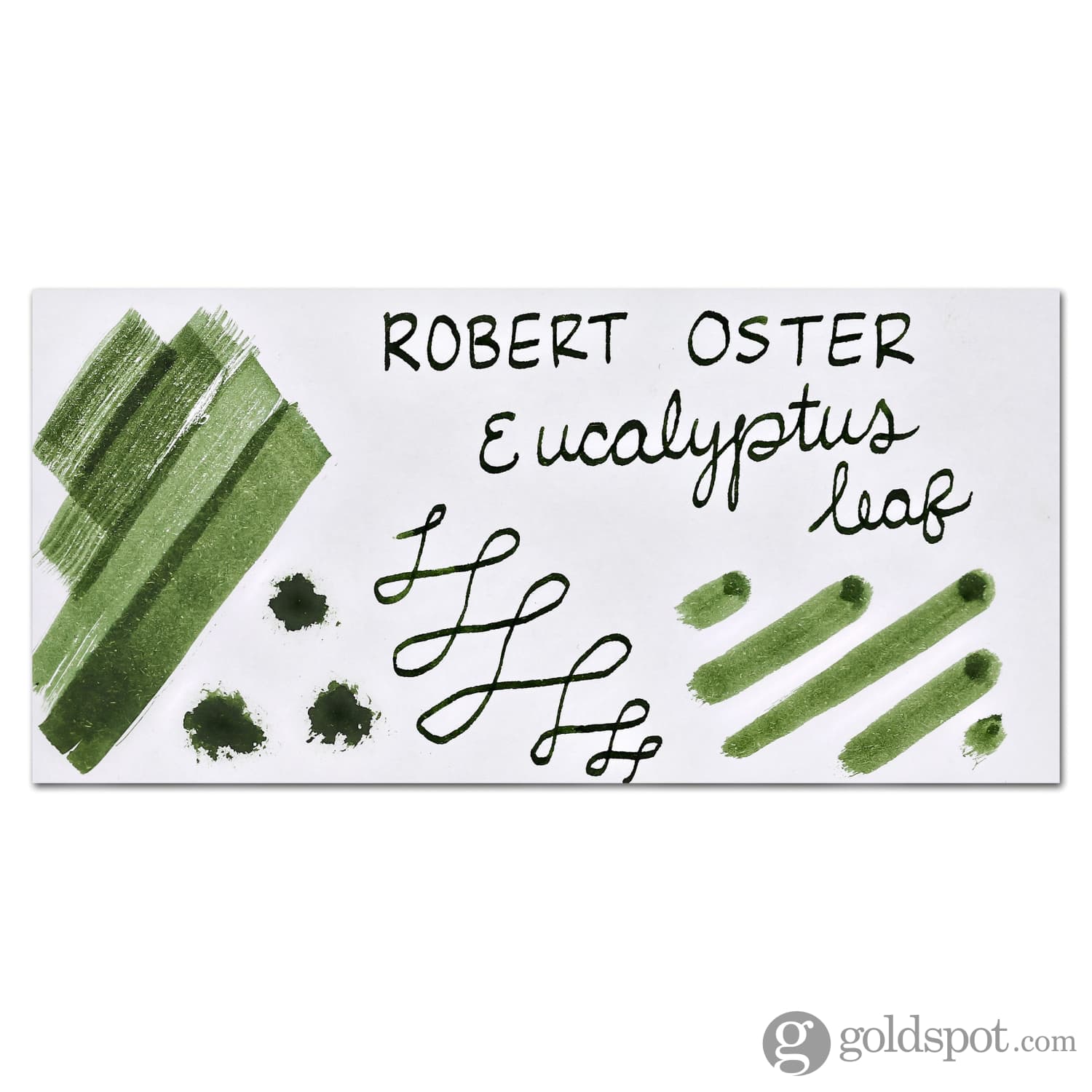 Robert Oster Bottled Ink in Eucalyptus Leaf Green - 50 mL - Image 2