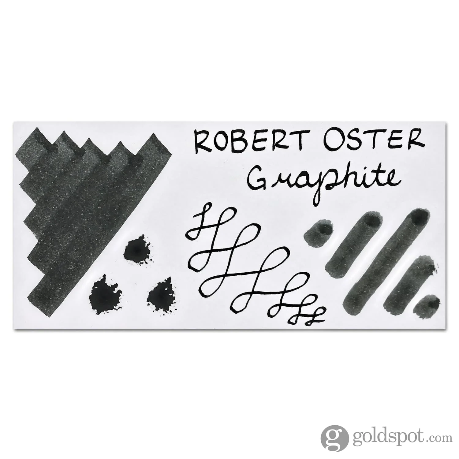 Robert Oster Bottled Ink in Graphite Black - 50 mL - Image 2
