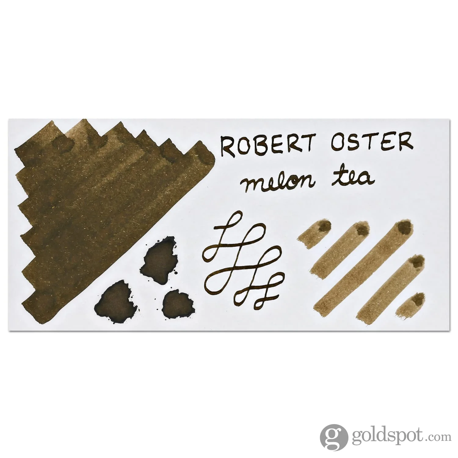 Robert Oster Bottled Ink in Melon Tea (Brown) - 50 mL - Image 2