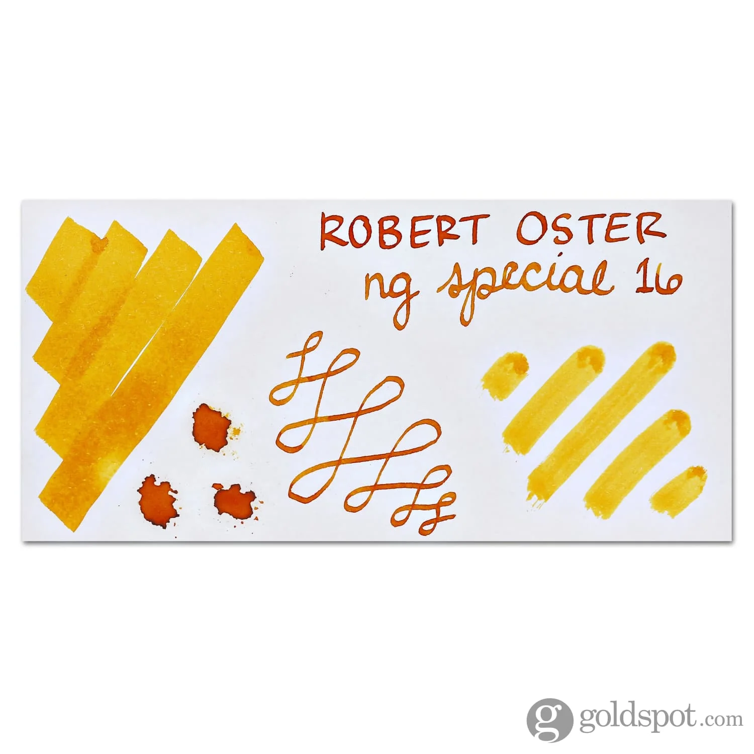 Robert Oster Bottled Ink in Special 16 (Orange) - 50 mL - Image 2