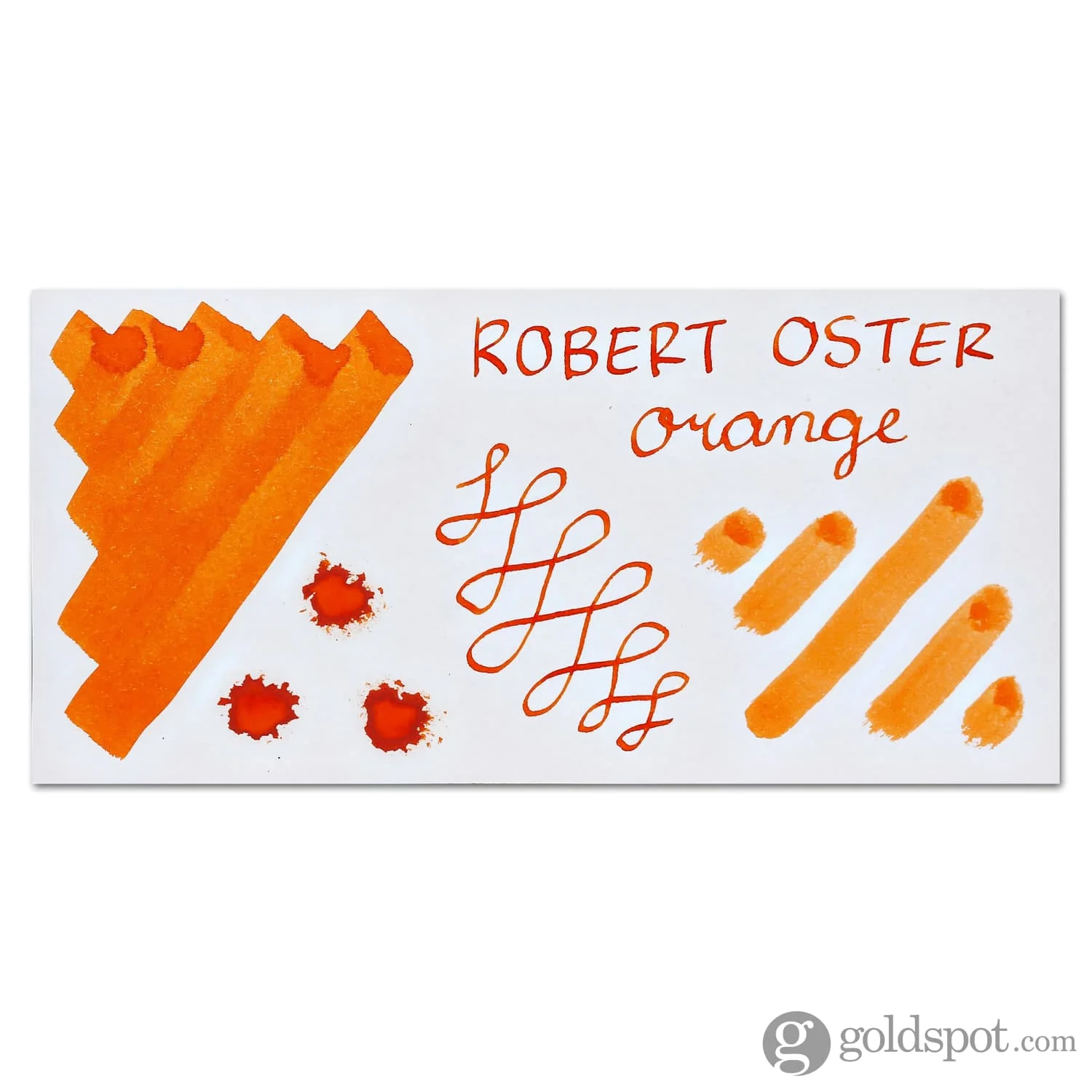 Robert Oster Bottled Ink in Orange - 50 mL - Image 2