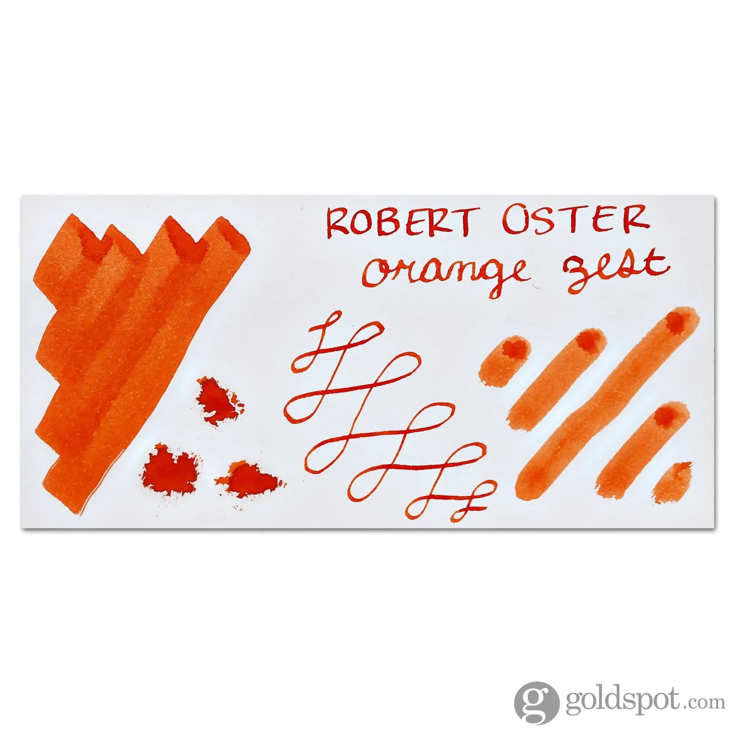 Robert Oster Bottled Ink in Orange Zest - 50 mL - Image 2