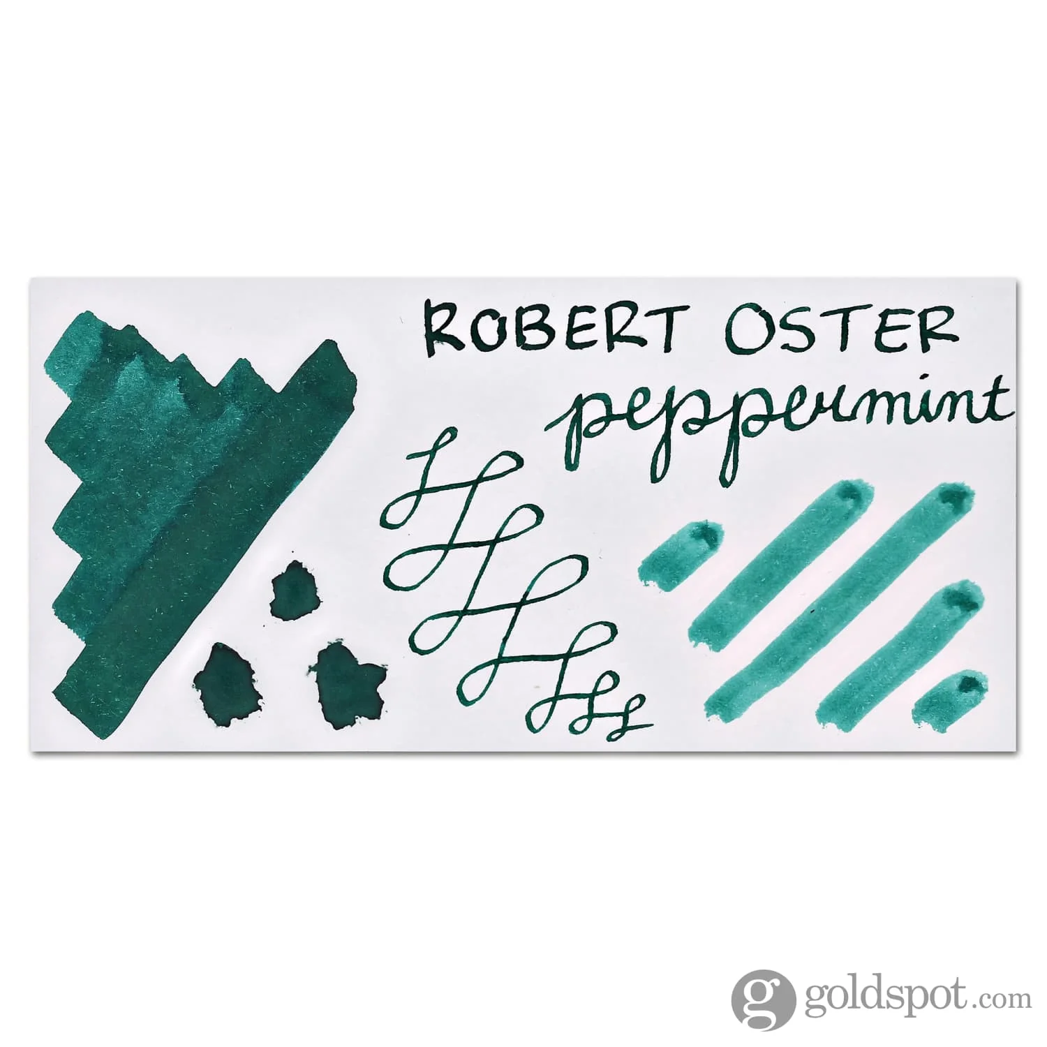 Robert Oster Bottled Ink in Peppermint - 50 mL - Image 2