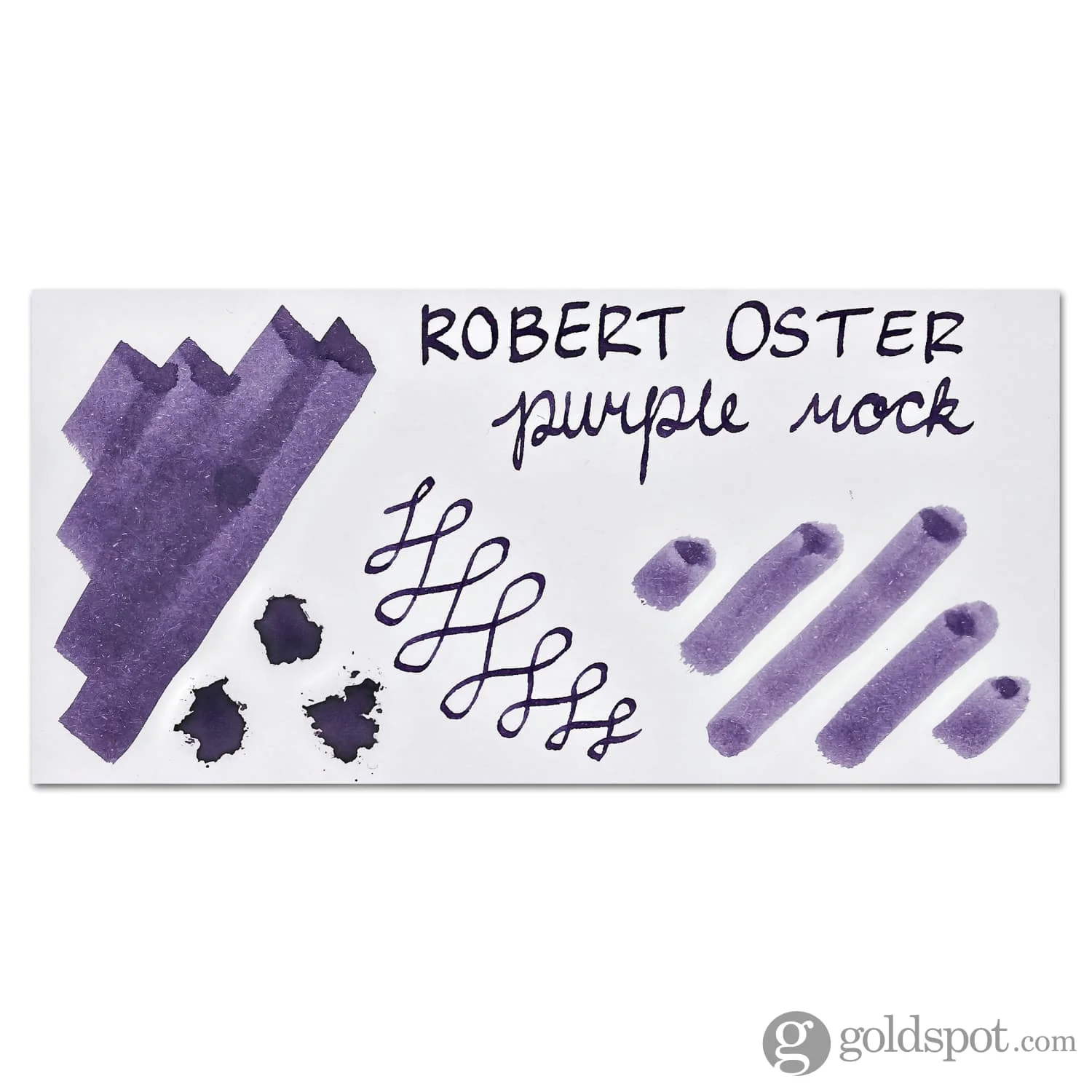 Robert Oster Bottled Ink in Purple Rock - 50 mL - Image 2