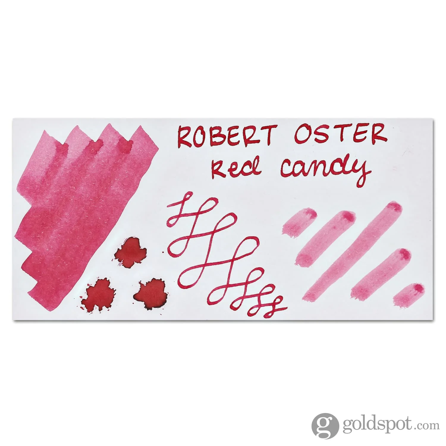Robert Oster Bottled Ink in Red Candy - 50 mL - Image 2