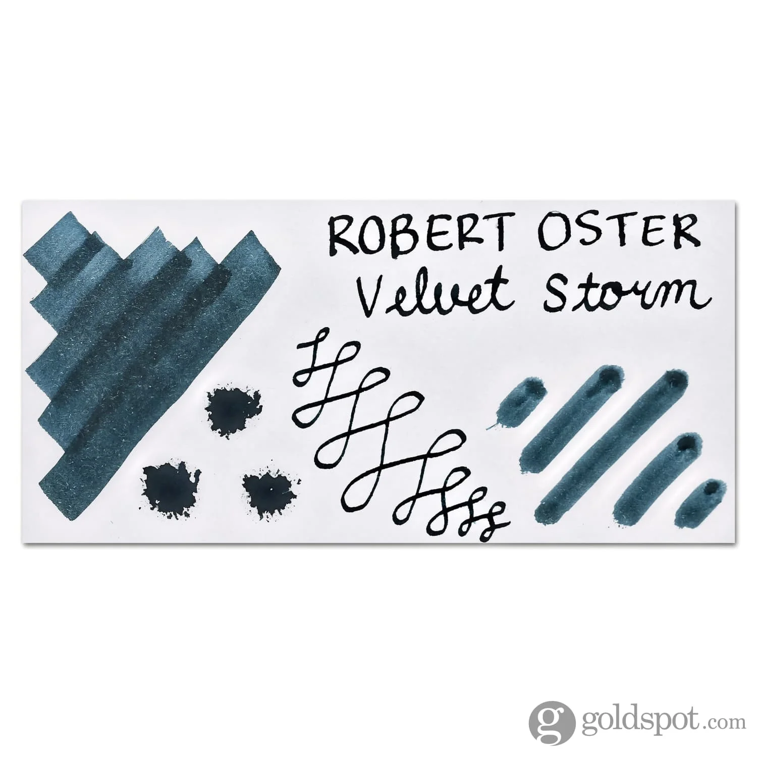 Robert Oster Bottled Ink in Velvet Storm - 50 mL - Image 2