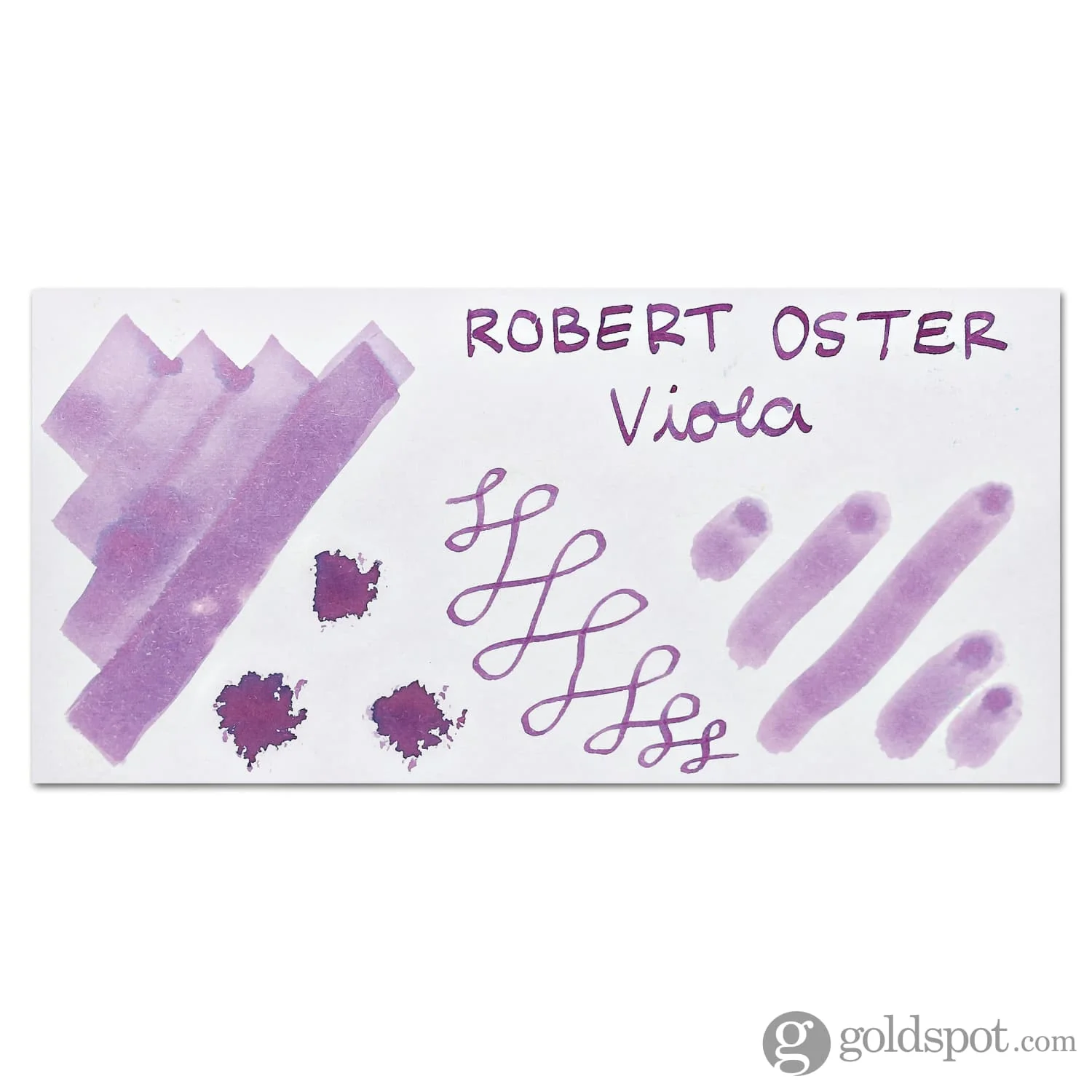 Robert Oster Bottled Ink in Viola Light Purple - 50 mL - Image 2