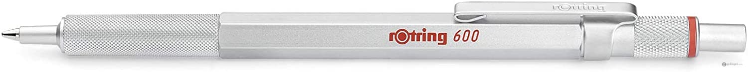Rotring 600 Series Ballpoint Pen in Silver - Image 2