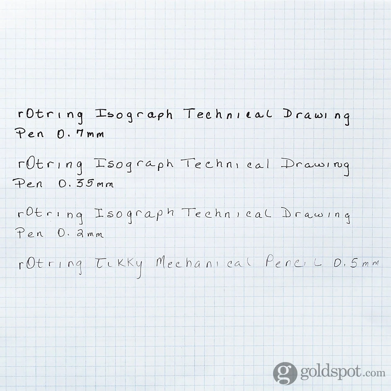 Rotring Isograph Technical College Drawing Pens (0.20 - 0.70 mm) - Set of 3 - Image 3