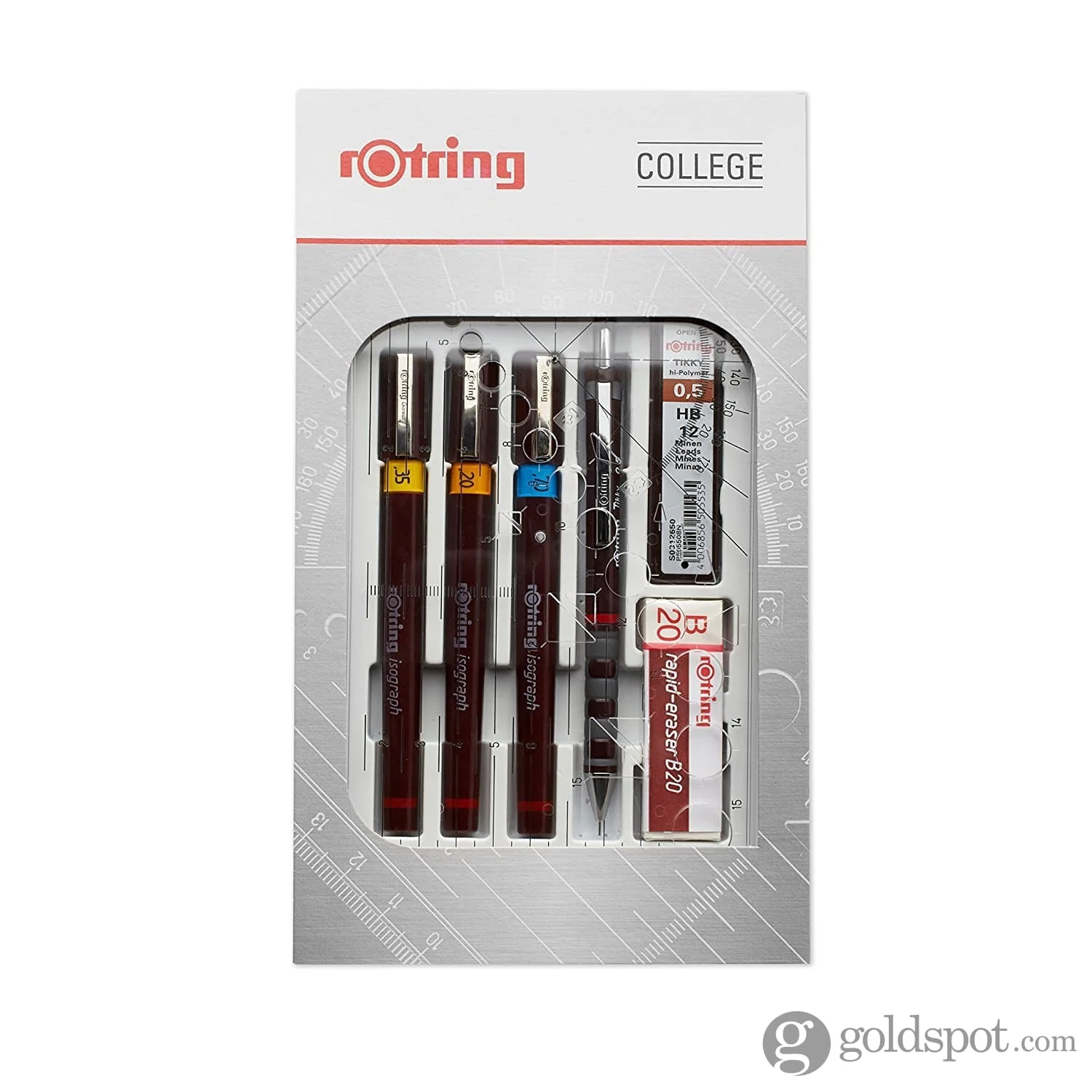 Rotring Isograph Technical College Drawing Pens (0.20 - 0.70 mm) - Set of 3 - Image 4