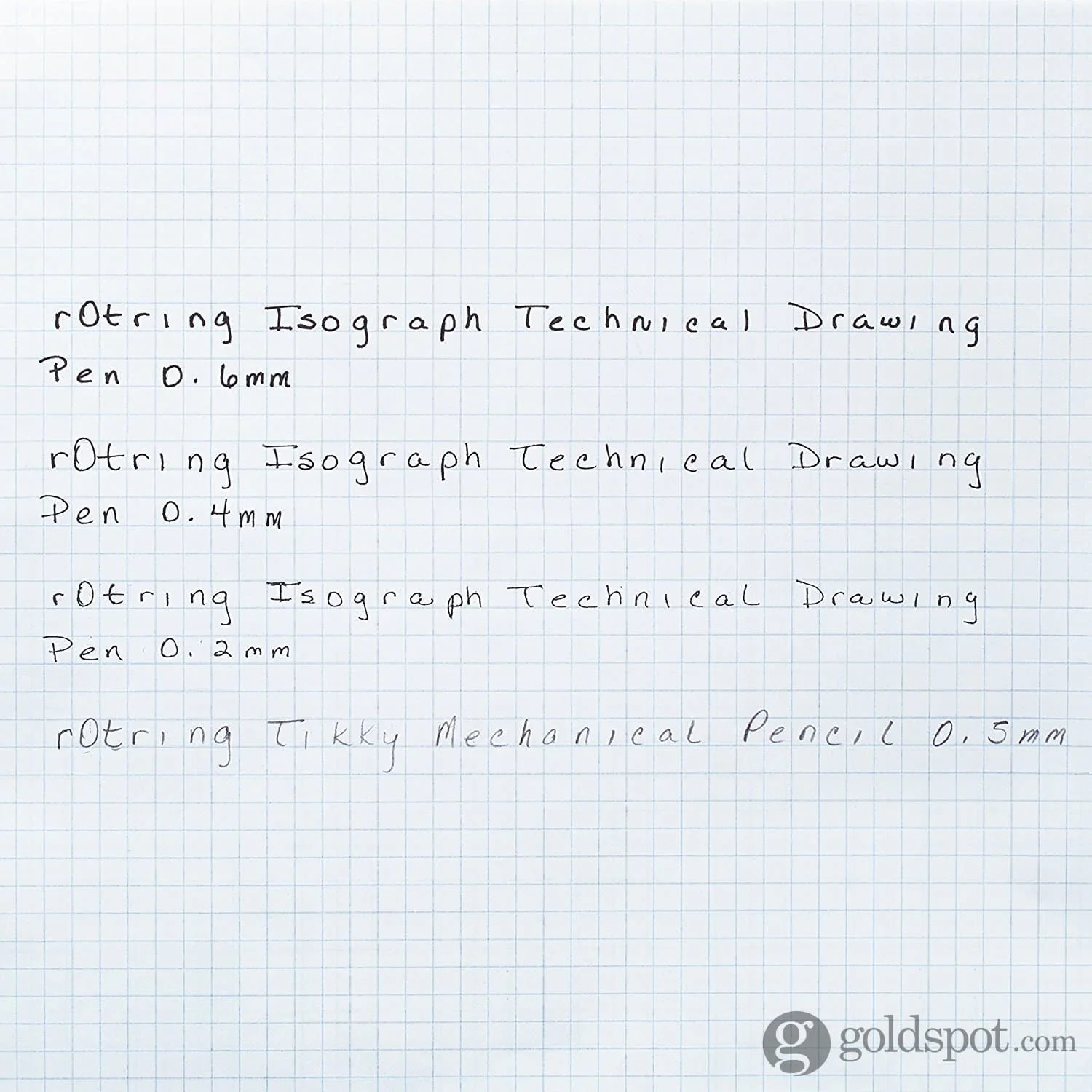 Rotring Isograph Technical College Drawing Pens (0.20 - 0.60 mm) - Set of 3 - Image 5