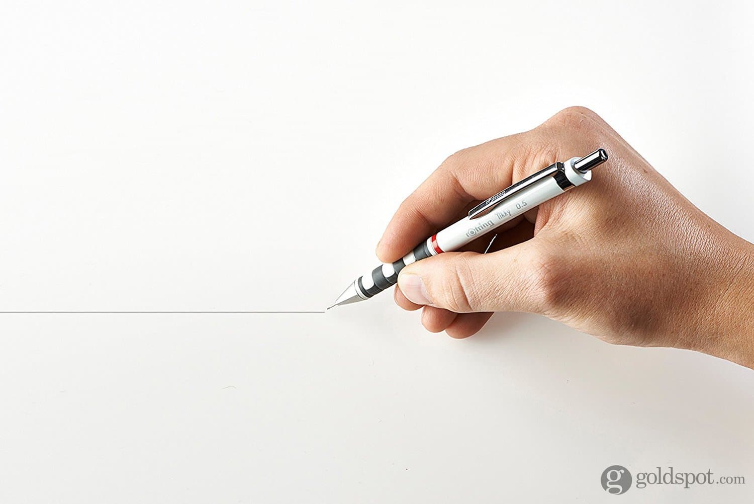 Rotring Tikky Mechanical Pencil in White - 0.5mm - Image 4