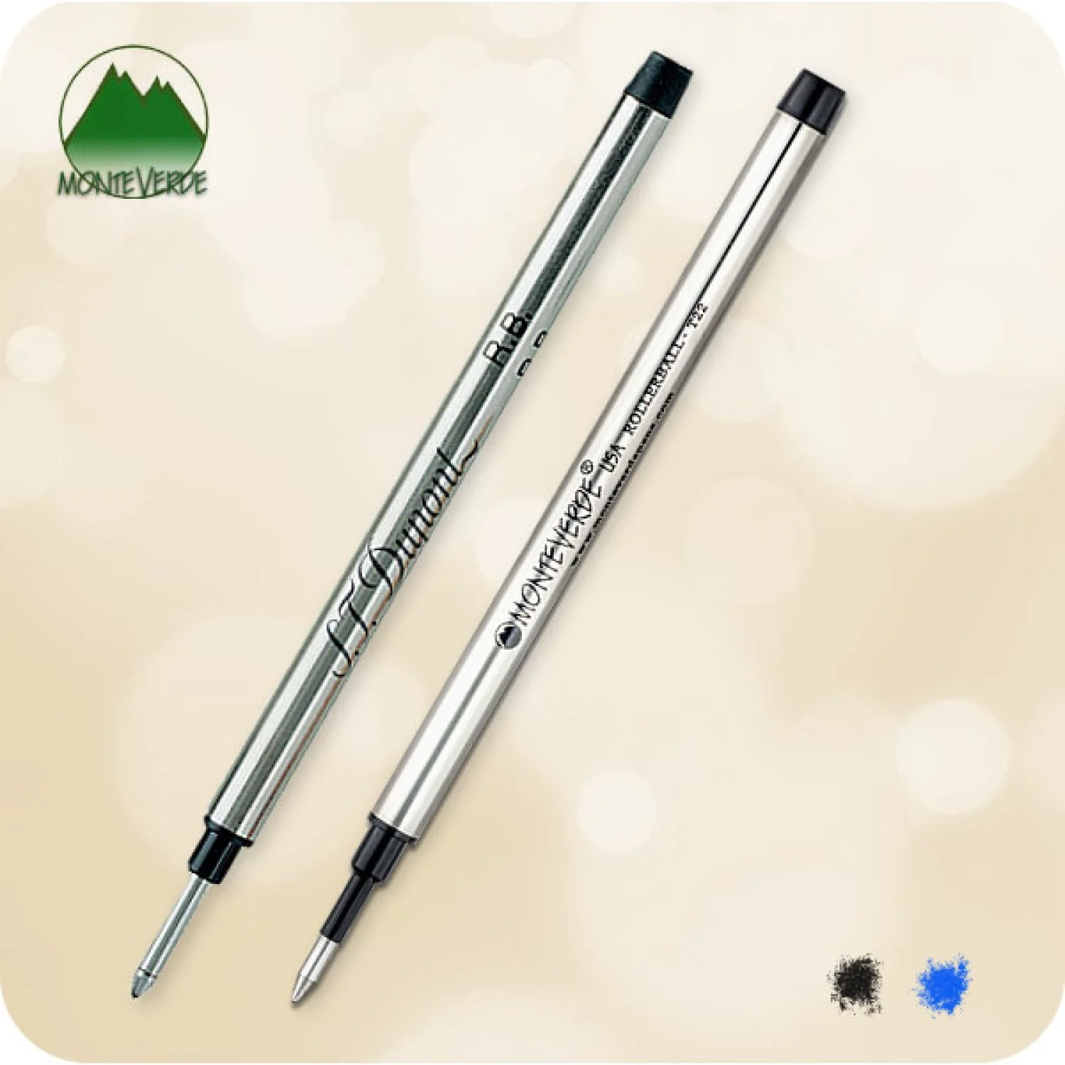 S.T. Dupont Rollerball Refill in Black - Fine Point by Monteverde