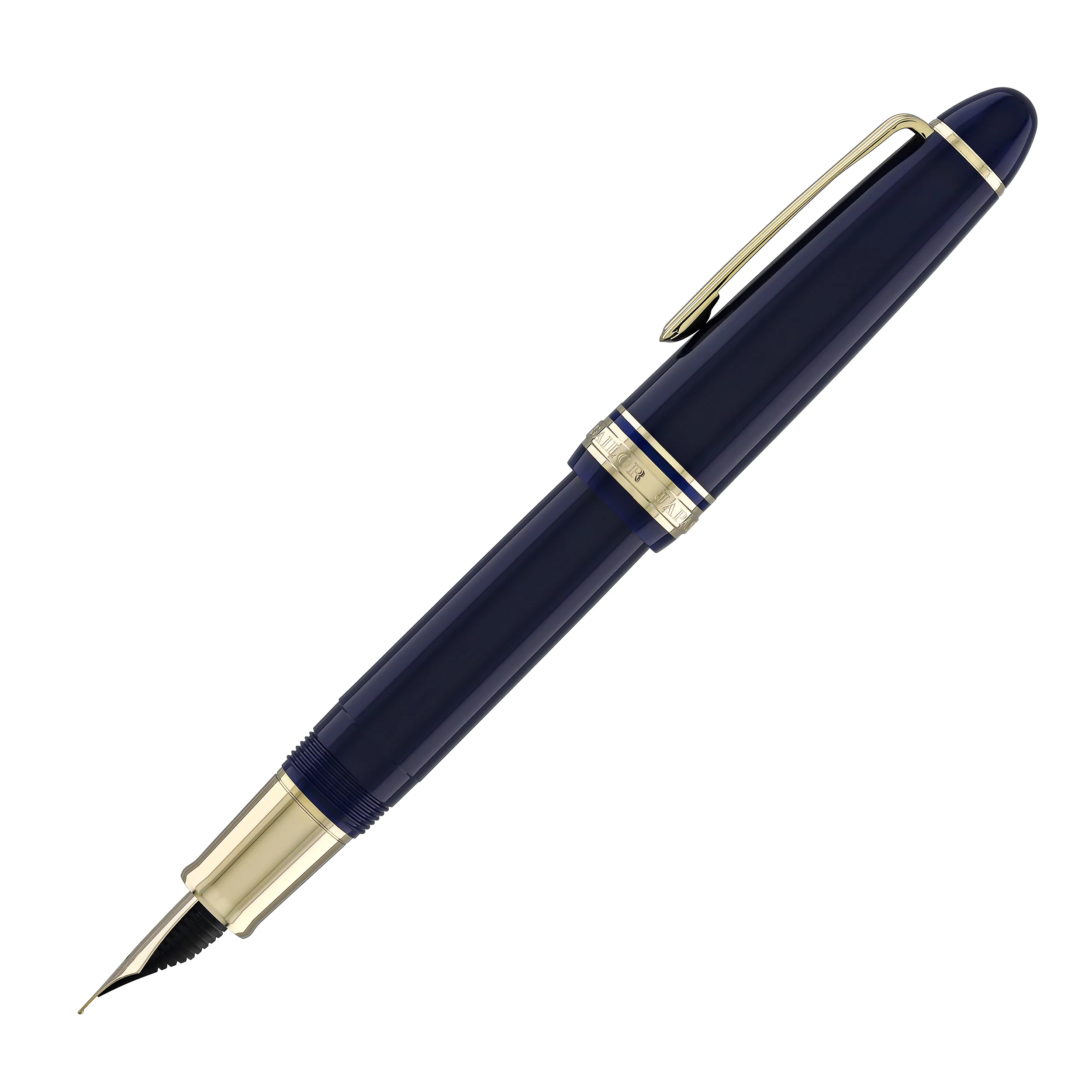 Sailor 1911 Casual L Stable Fountain Pen in Muted Blue, Gold Trim - Image 5