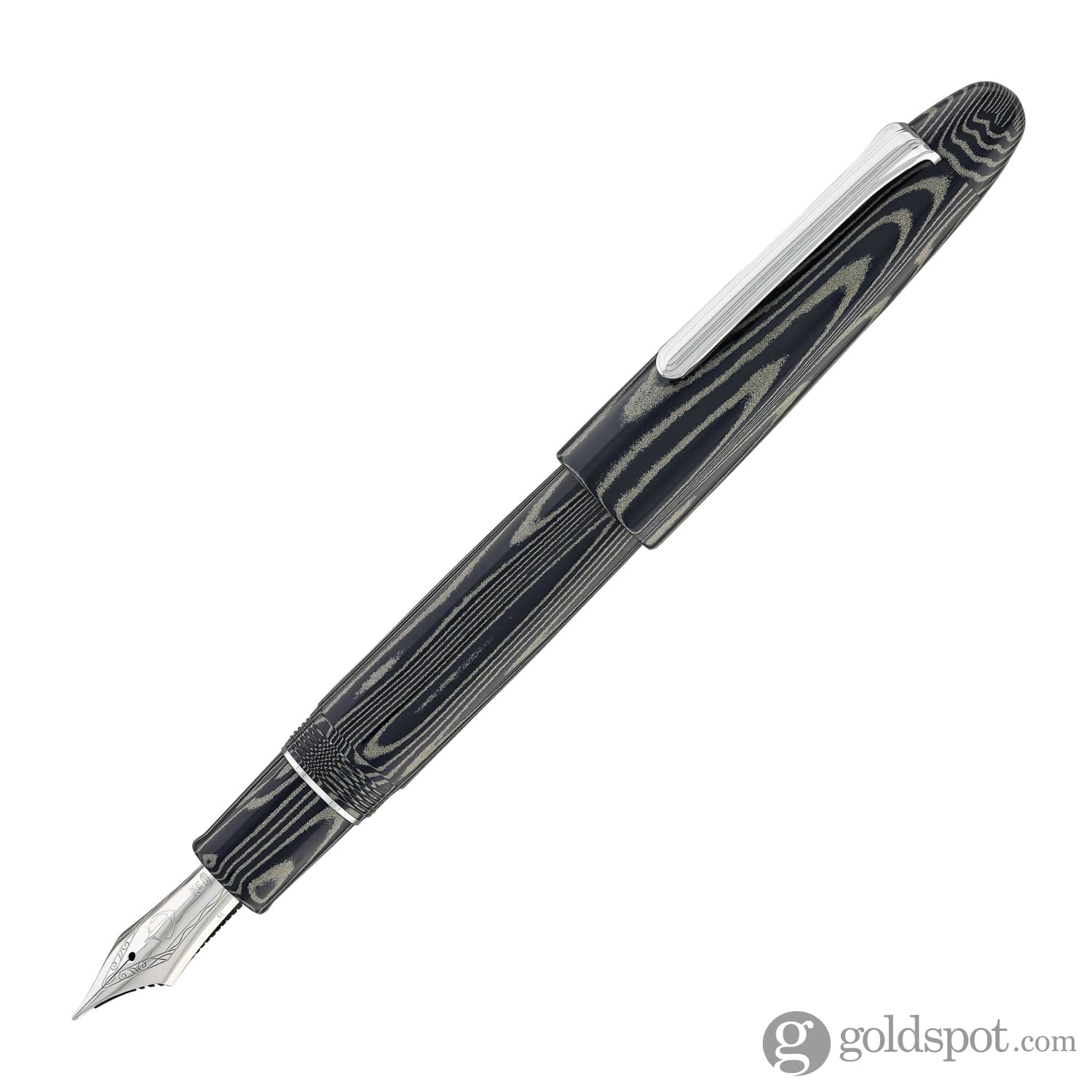 Sailor 1911 King of Pens Fountain Pen in Ebonite "Tenacious Tabby" - 21K Gold - Image 4