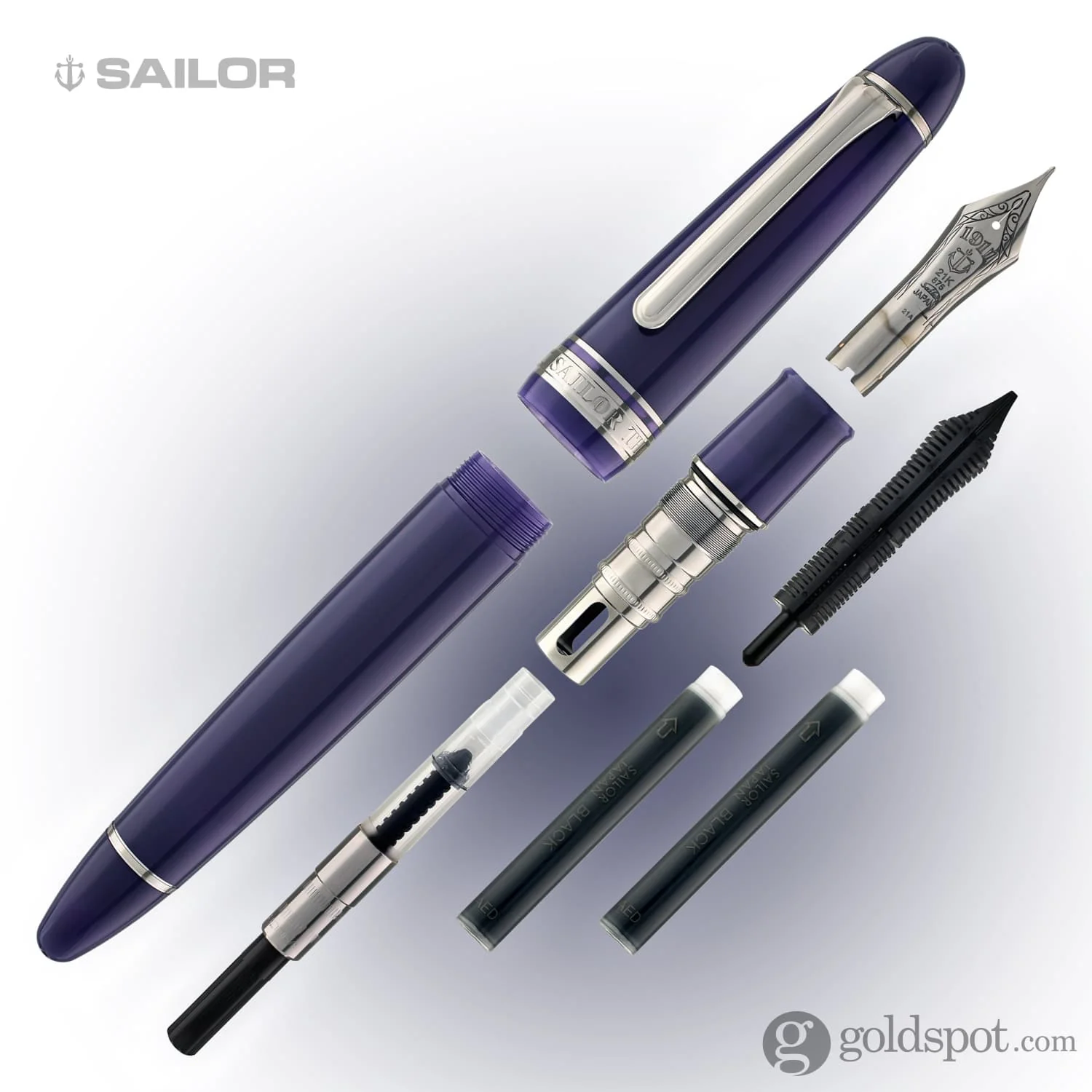 Sailor 1911 King of Pens Fountain Pen in Wicked Witch of the West - Image 7