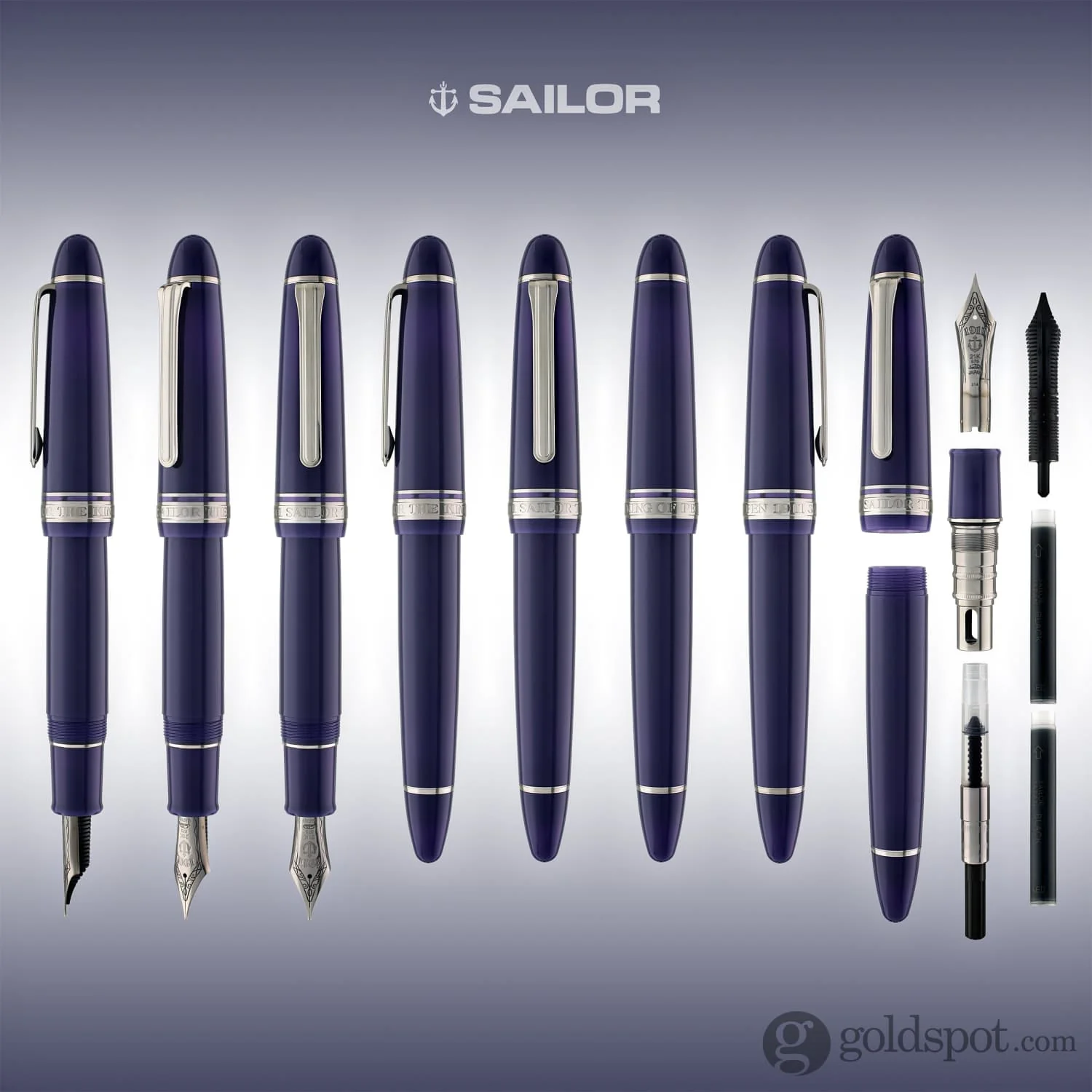 Sailor 1911 King of Pens Fountain Pen in Wicked Witch of the West - Image 8