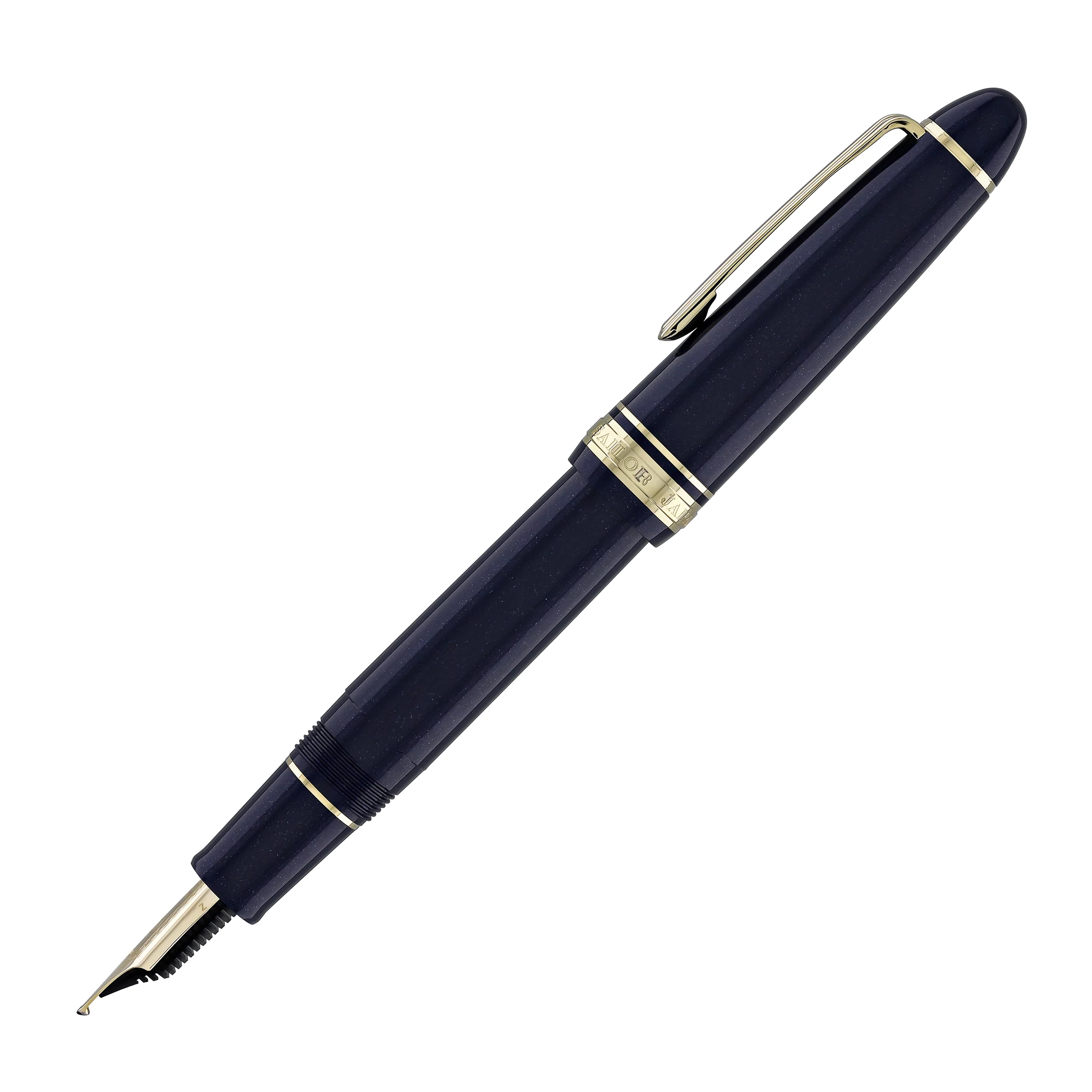 Sailor 1911 Large Fountain Pen in Shining Blue - 18kt Gold Nib - Image 5